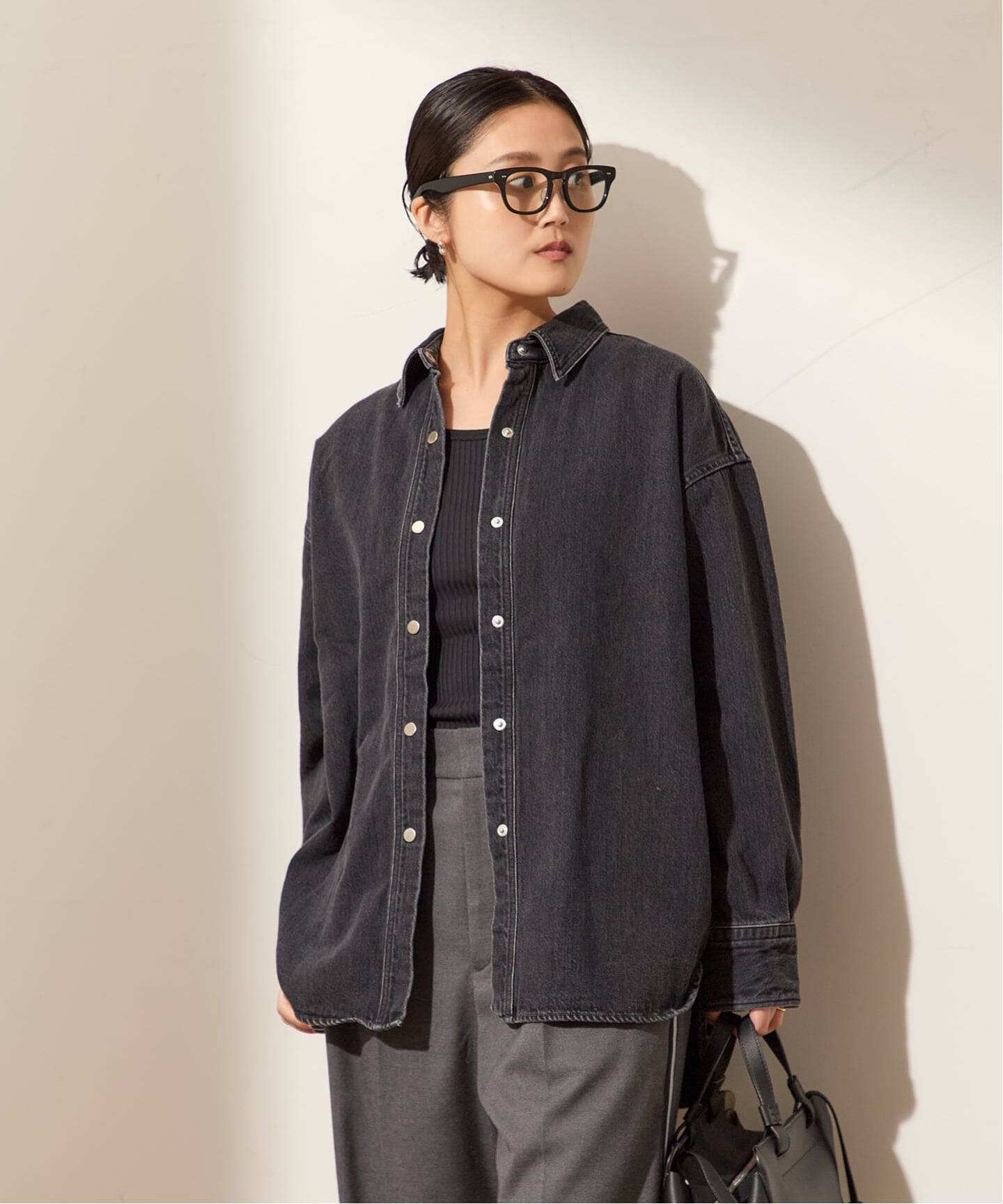 journal standard lessage デニムシャツ 予約》ウォッシュドデニムシャツ（シャツ／ブラウス）｜JOURNAL
