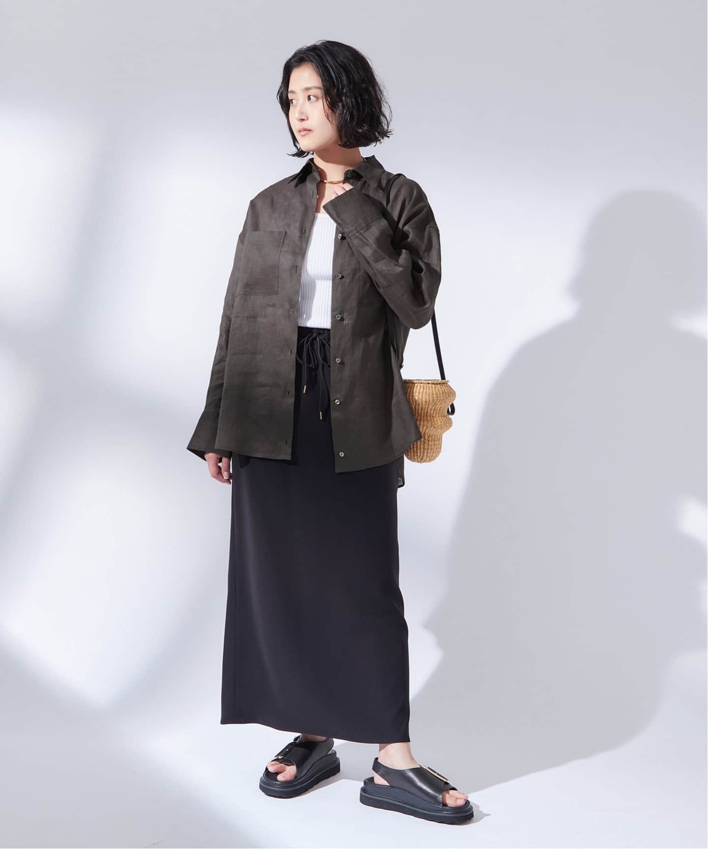 26SS ジャーナルスタンダード　レサージュ　ダブルフロントカシュクールシャツ Spring & Summer '26 L'ESSAGE JOURNAL STANDARD - Modern, Luxury