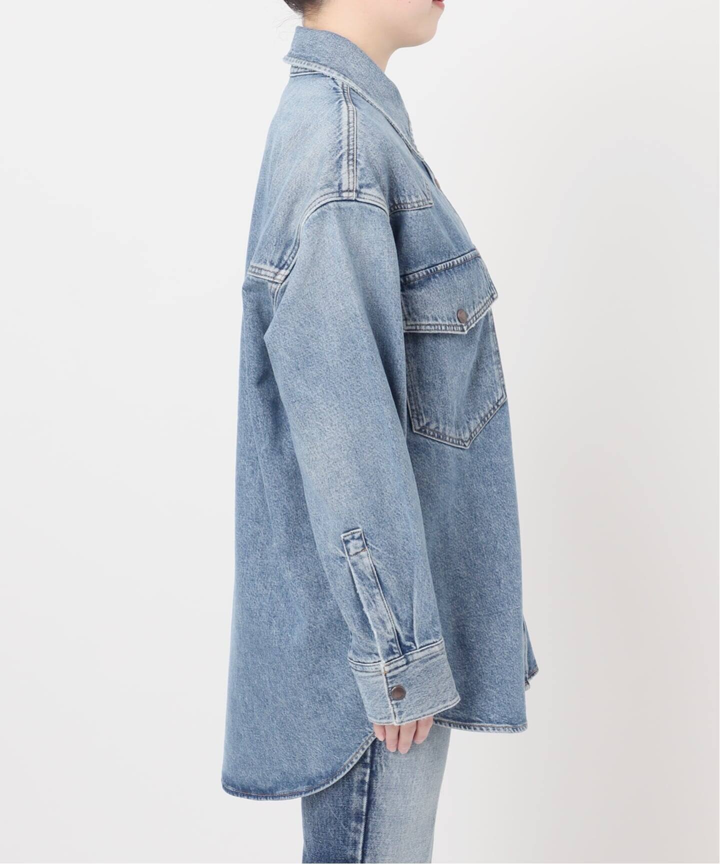 ジャーナルスタンダード レサージュ（journal standard L’essage）/【AGOLDE / エーゴールドイー】LOTTA SHIRT IN GRADE：デニムシャツ AGOLDE / エーゴールドイー】LOTTA SHIRT IN GRADE：デニムシャツ