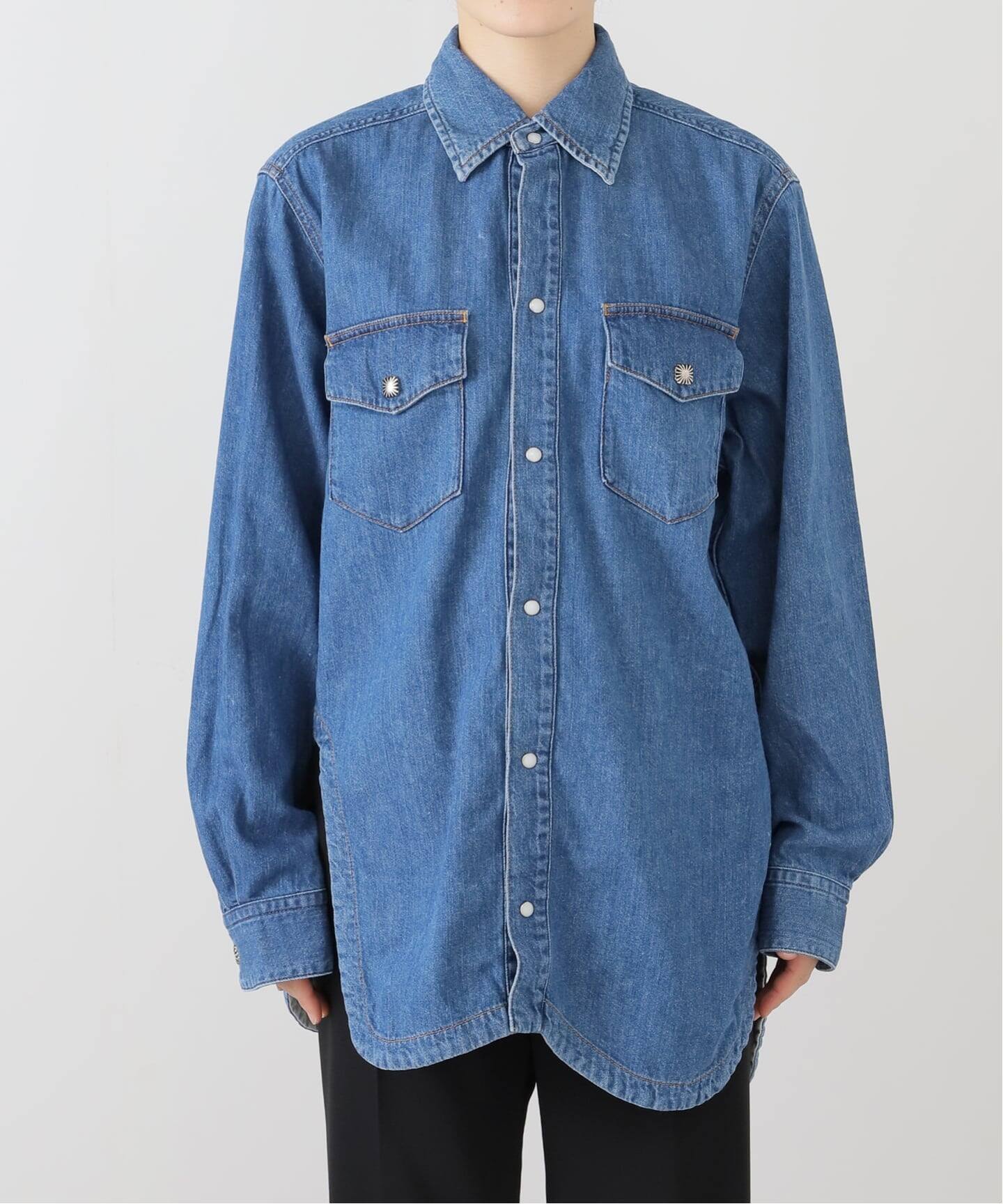 トップス STANDARD JOURNA Denim shirts L/S TOGA TOO/トーガトゥ】Denim shirt：デニムシャツ（シャツ