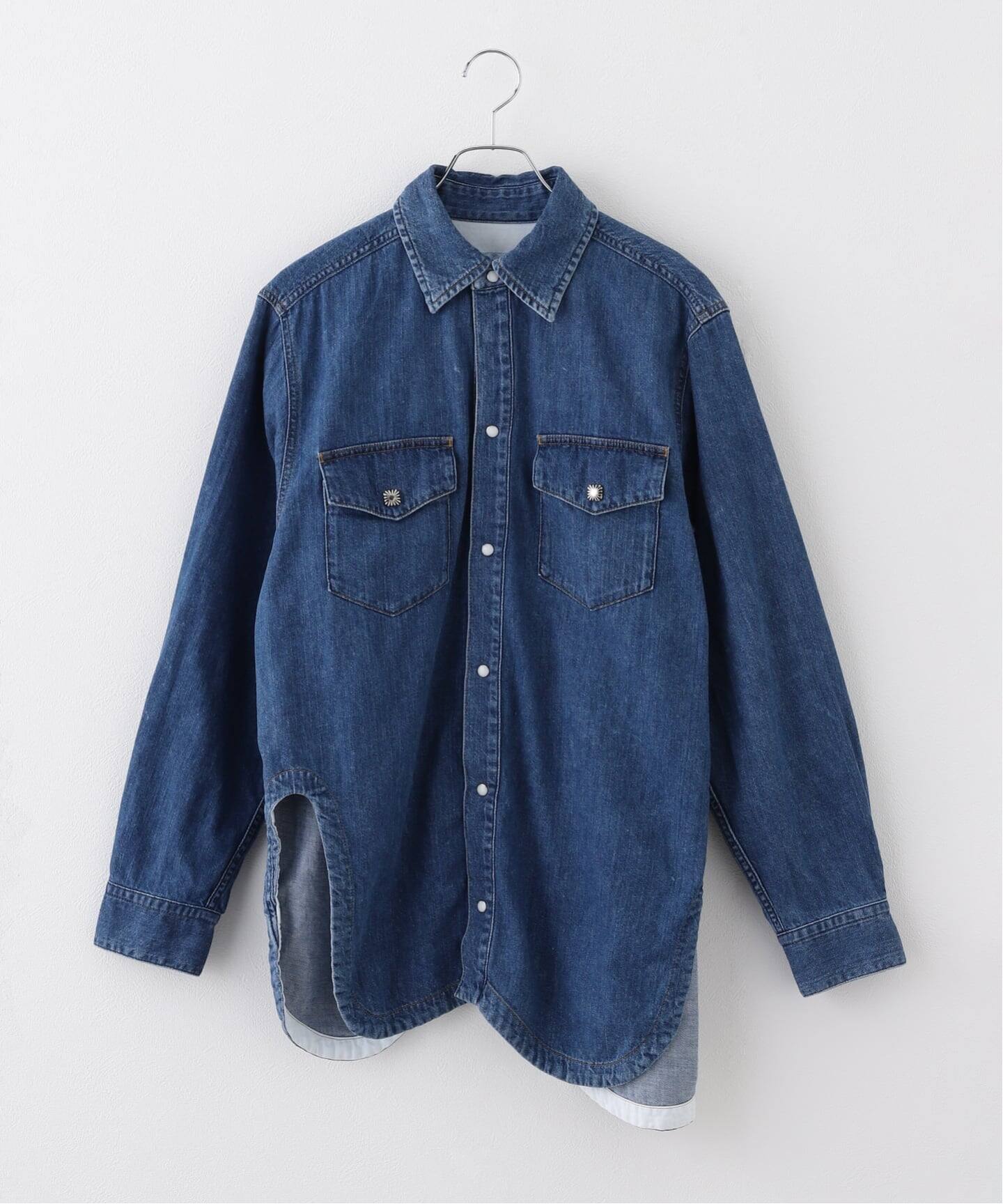 TOGA TOO/トーガトゥ】Denim shirt：デニムシャツ（シャツ