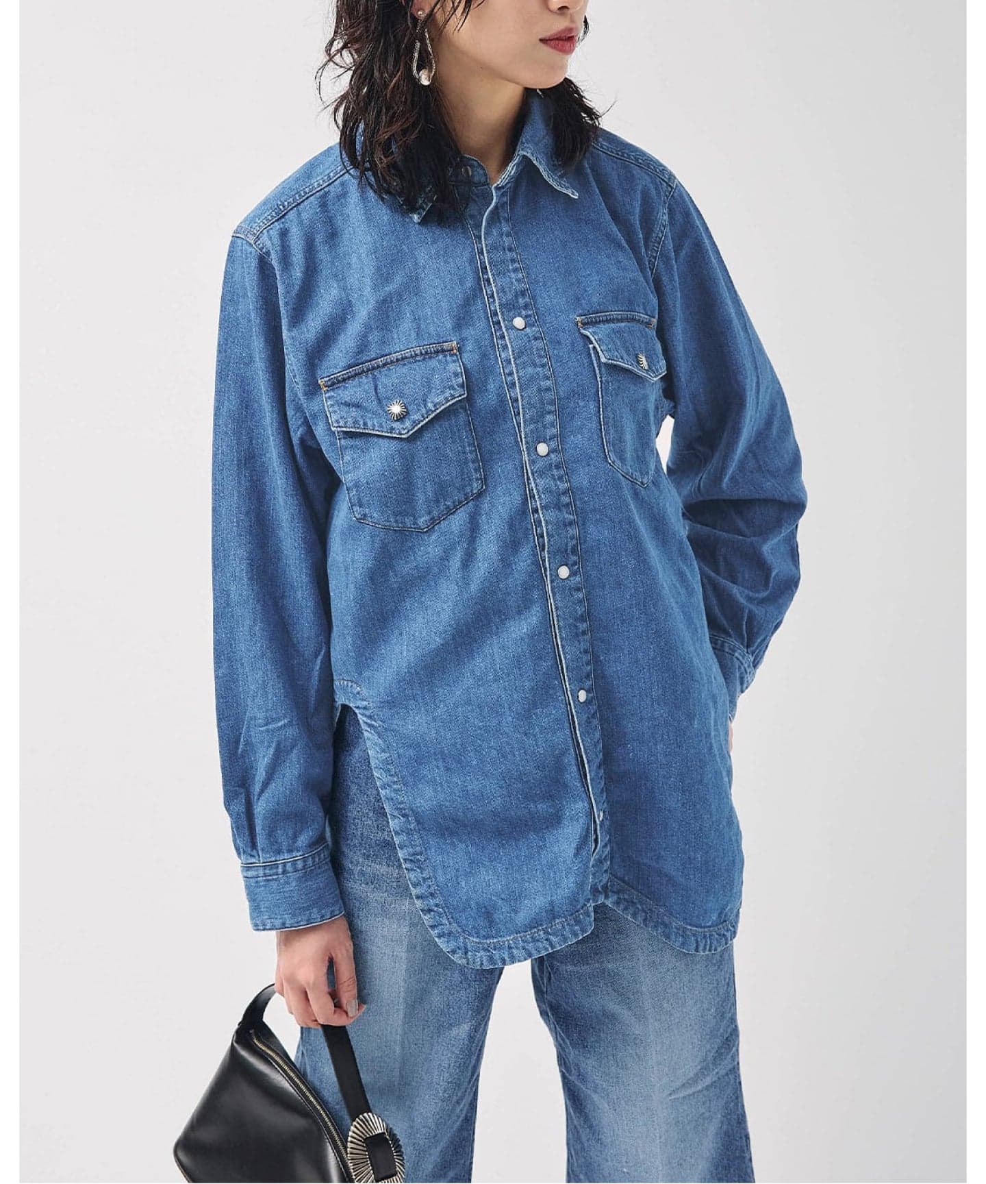 トップス STANDARD JOURNA Denim shirts L/S TOGA TOO/トーガトゥ】Denim shirt：デニムシャツ（シャツ