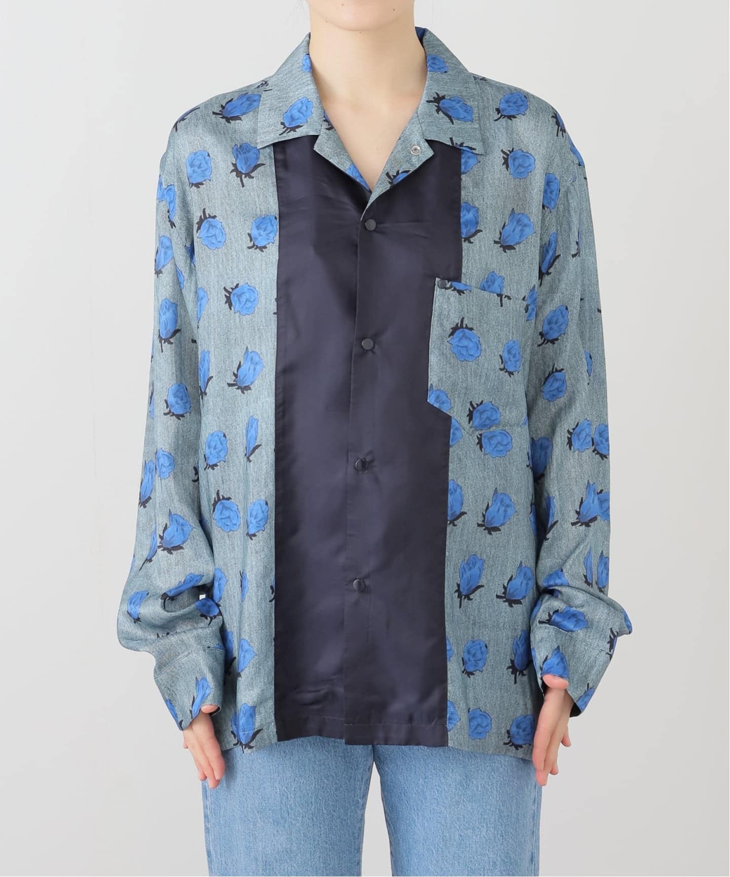 TOGA TOO/トーガトゥ】Inner print shirt：シャツ（シャツ／ブラウス