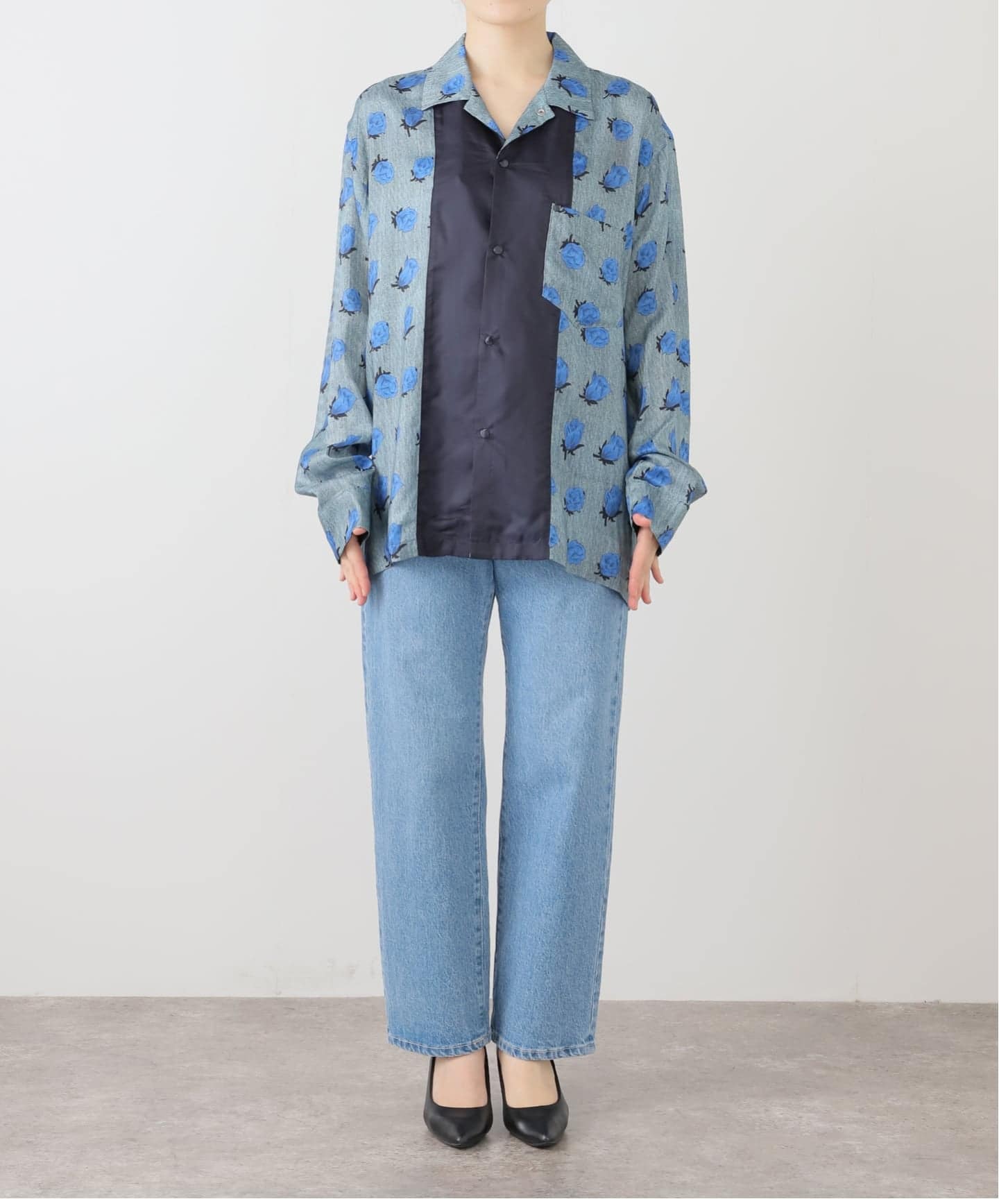 TOGA TOO/トーガトゥ】Inner print shirt：シャツ（シャツ／ブラウス