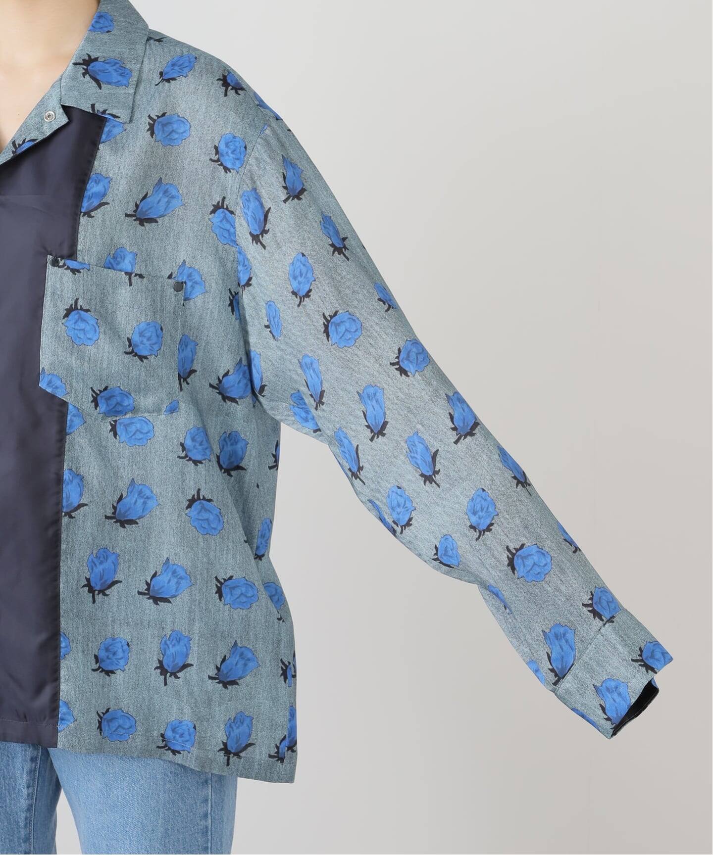 TOGA TOO/トーガトゥ】Inner print shirt：シャツ（シャツ／ブラウス