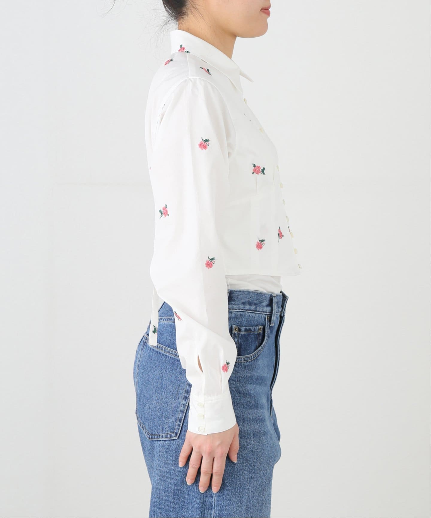 ブラウス シャツ 「JANE SMITH/ジェーンスミス」COTTON POLYESTER BLOCK LACE O：シャツ レディース JANESMITH ブラウス シャツ 「JANE SMITH/ジェーンスミス