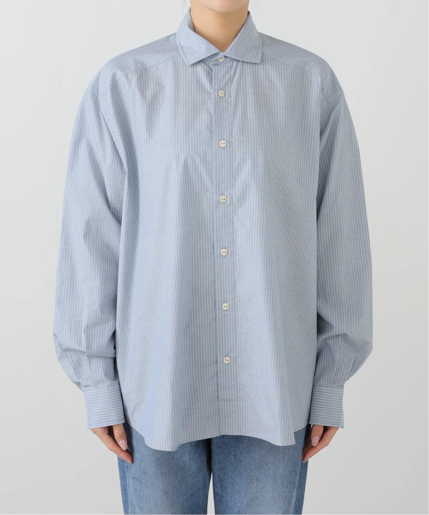 【美品】baserange ベースレンジ　Claude Shirt シャツ BASERANGE/ベースレンジ】CLAUDE SHIRT：シャツ（シャツ／ブラウス