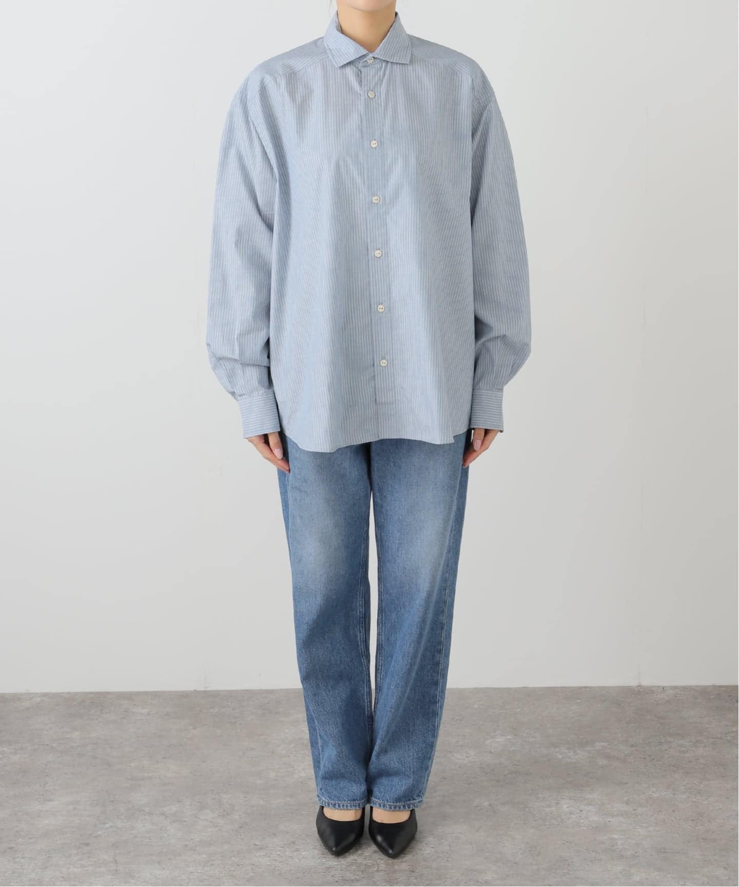 BASERANGE/ベースレンジ】CLAUDE SHIRT：シャツ（シャツ／ブラウス