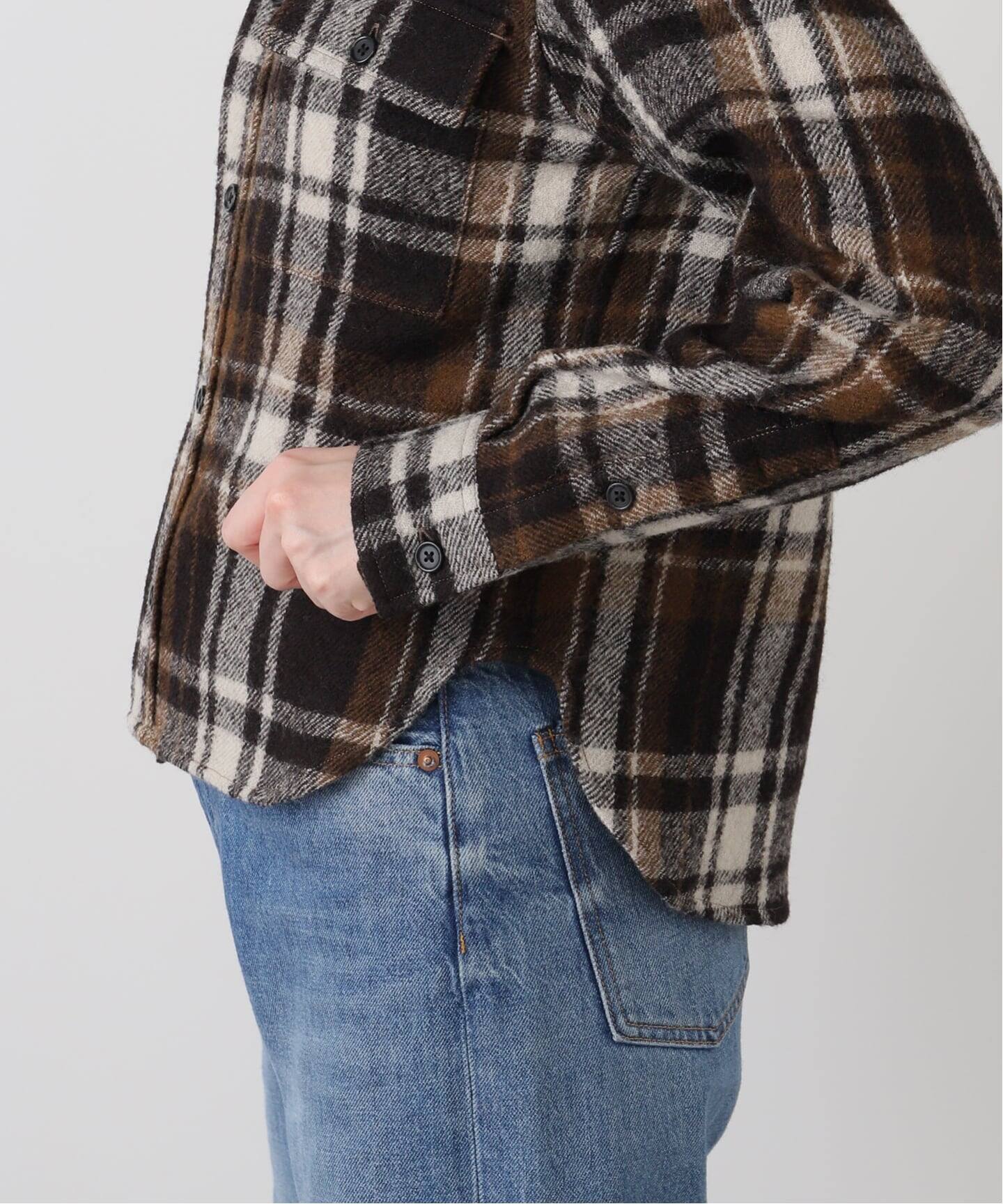 INSCRIRE シャツ size 3 INSCRIRE /アンスクリア】Check Tight Fit