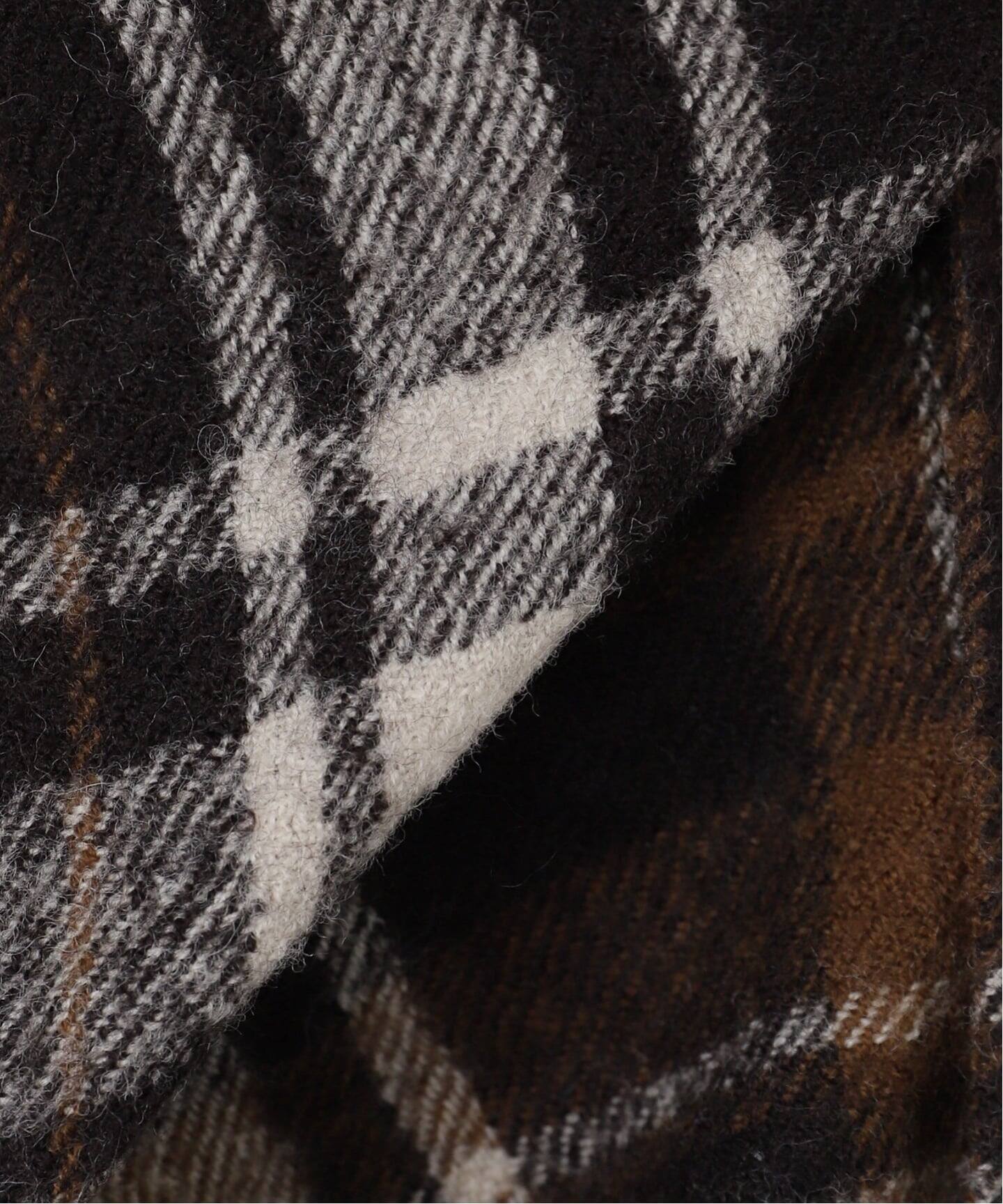 INSCRIRE /アンスクリア】Check Tight Fit Shirt：シャツ（シャツ