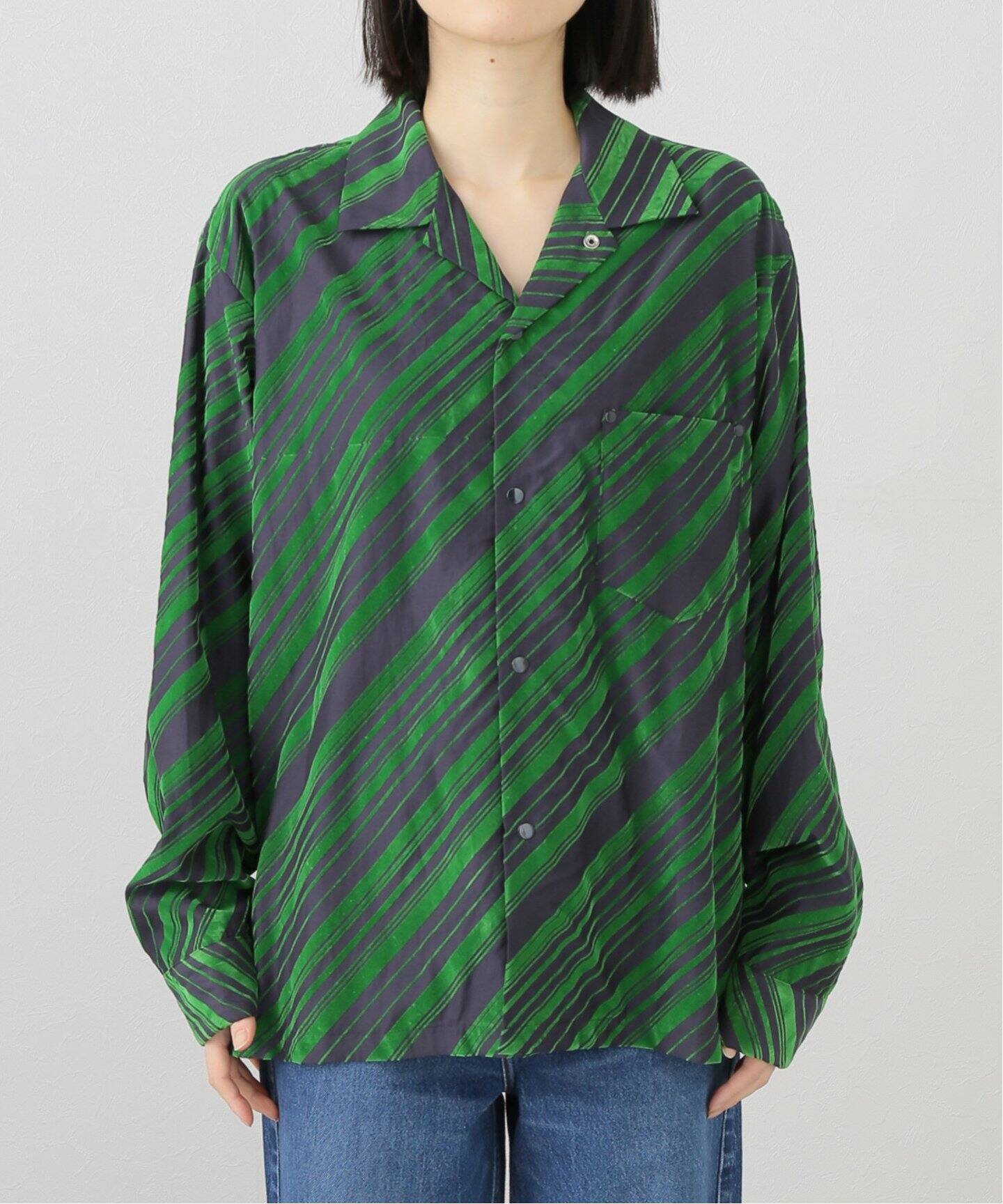 TOGA TOO/トーガトゥ】Flocky print shirt：シャツ（シャツ／ブラウス 