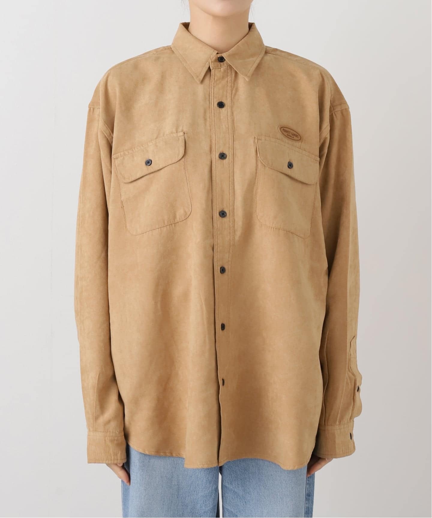 ジャーナルスタンダード レサージュ（journal standard L’essage）/【PARROTT CANVAS/パロットキャンバス】 CPO Shirt−Polyester sue PARROTT CANVAS/パロットキャンバス】 CPO Shirt-Polyester suede