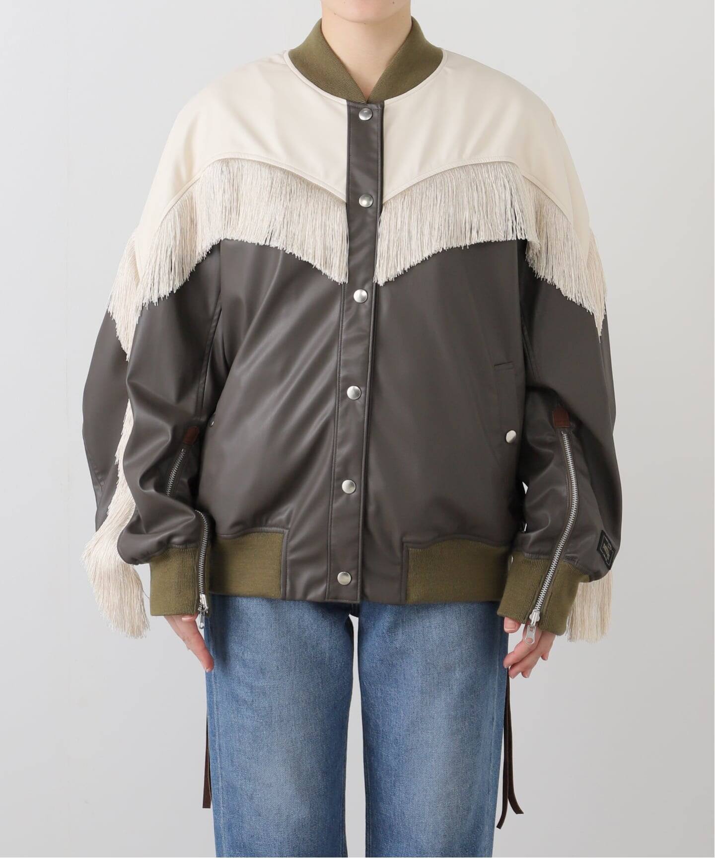 FUMIE TANAKA(フミエタナカ)】fringe BL：ブルゾン（その他ブルゾン