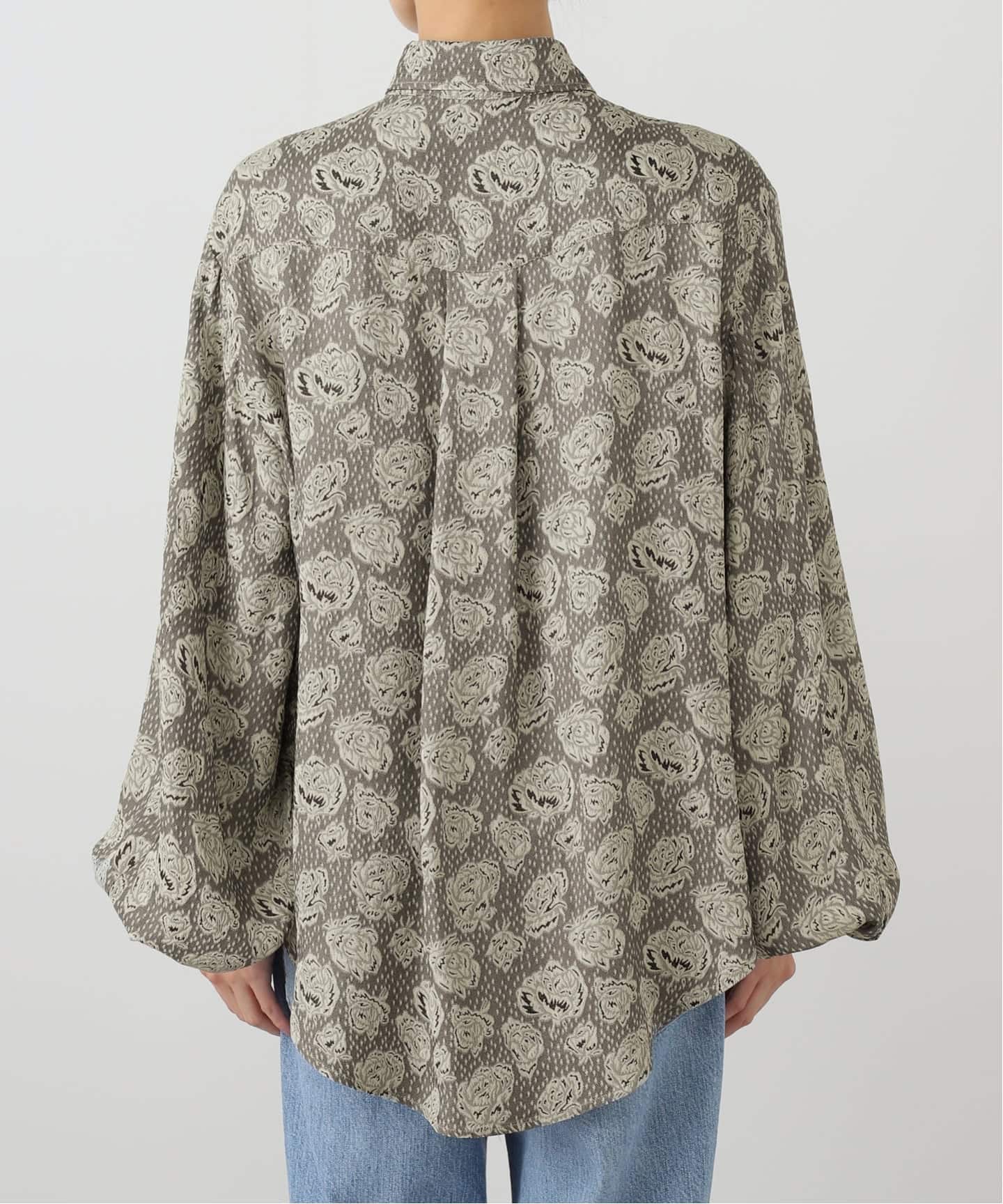 FUMIE TANAKA(フミエタナカ)】flower jq sh：シャツ（シャツ／ブラウス