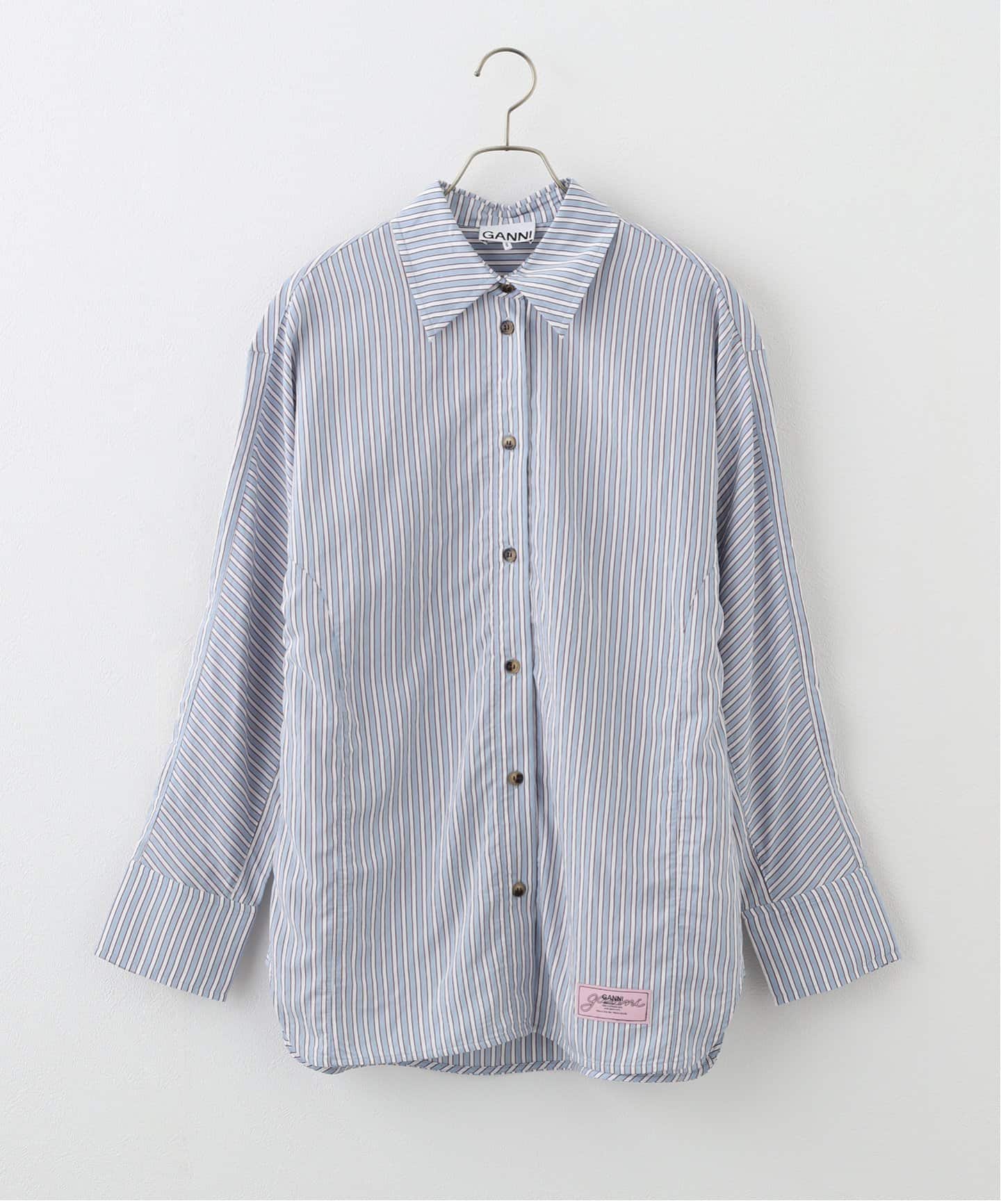 GANNI シャツ Bright White White Cropped Kitty T-shirt | GANNI US