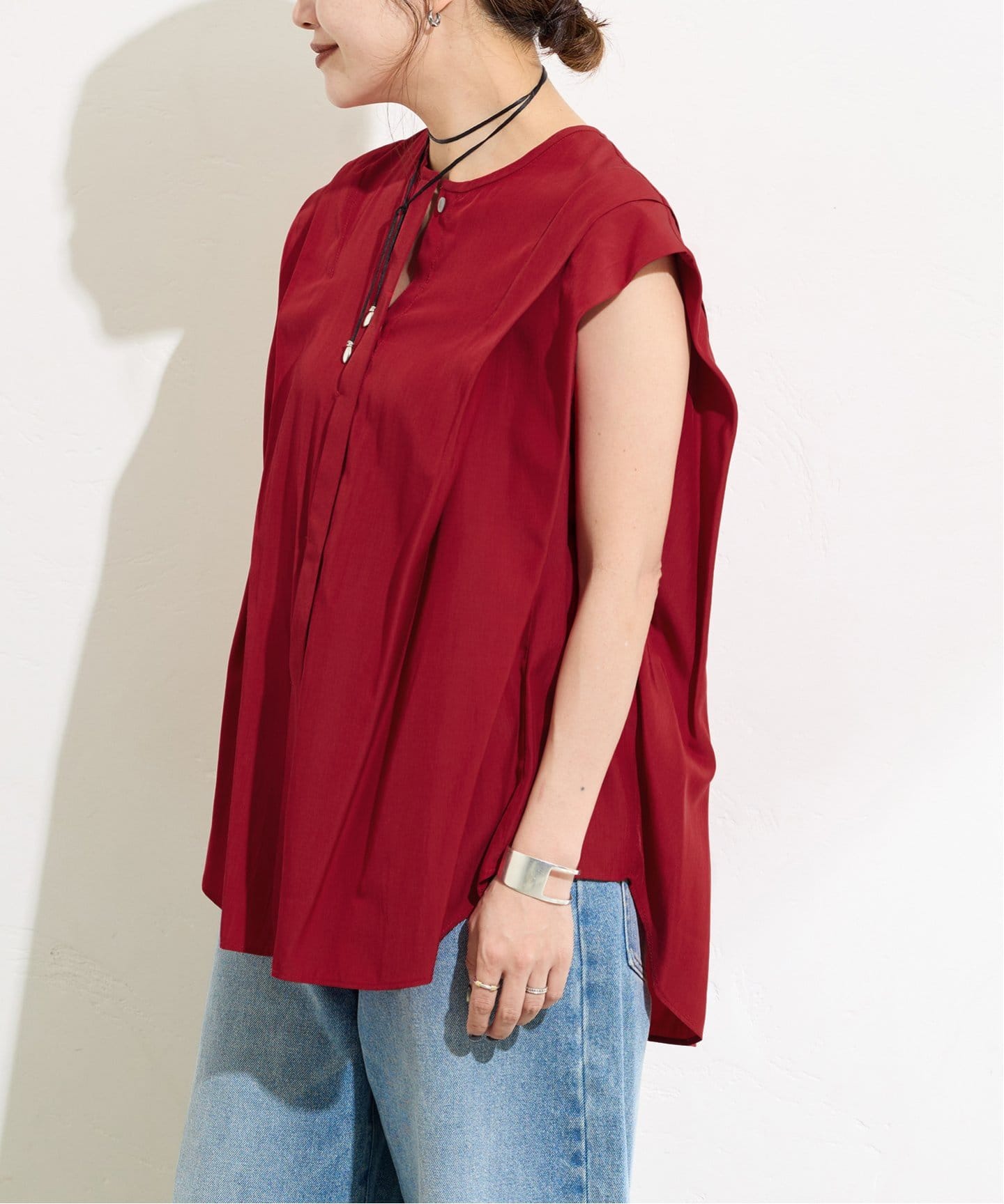 ジャーナルスタンダード　タックブラウス　【新品　タグ付き】 タックフレンチシャツ（シャツ／ブラウス）｜JOURNAL STANDARD