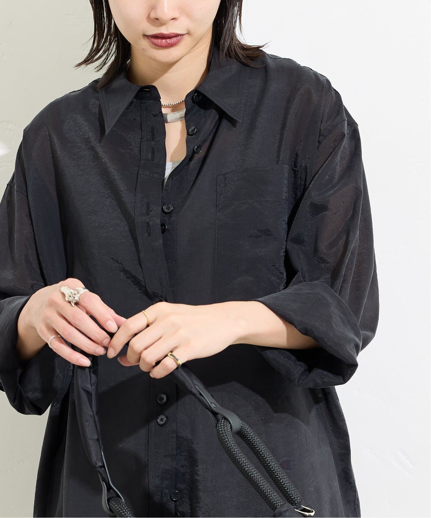 ジャーナルスタンダード　キュプラヴィンテージローンシャツ　ブラウン　新品未使用 キュプラヴィンテージローンシャツ（シャツ／ブラウス