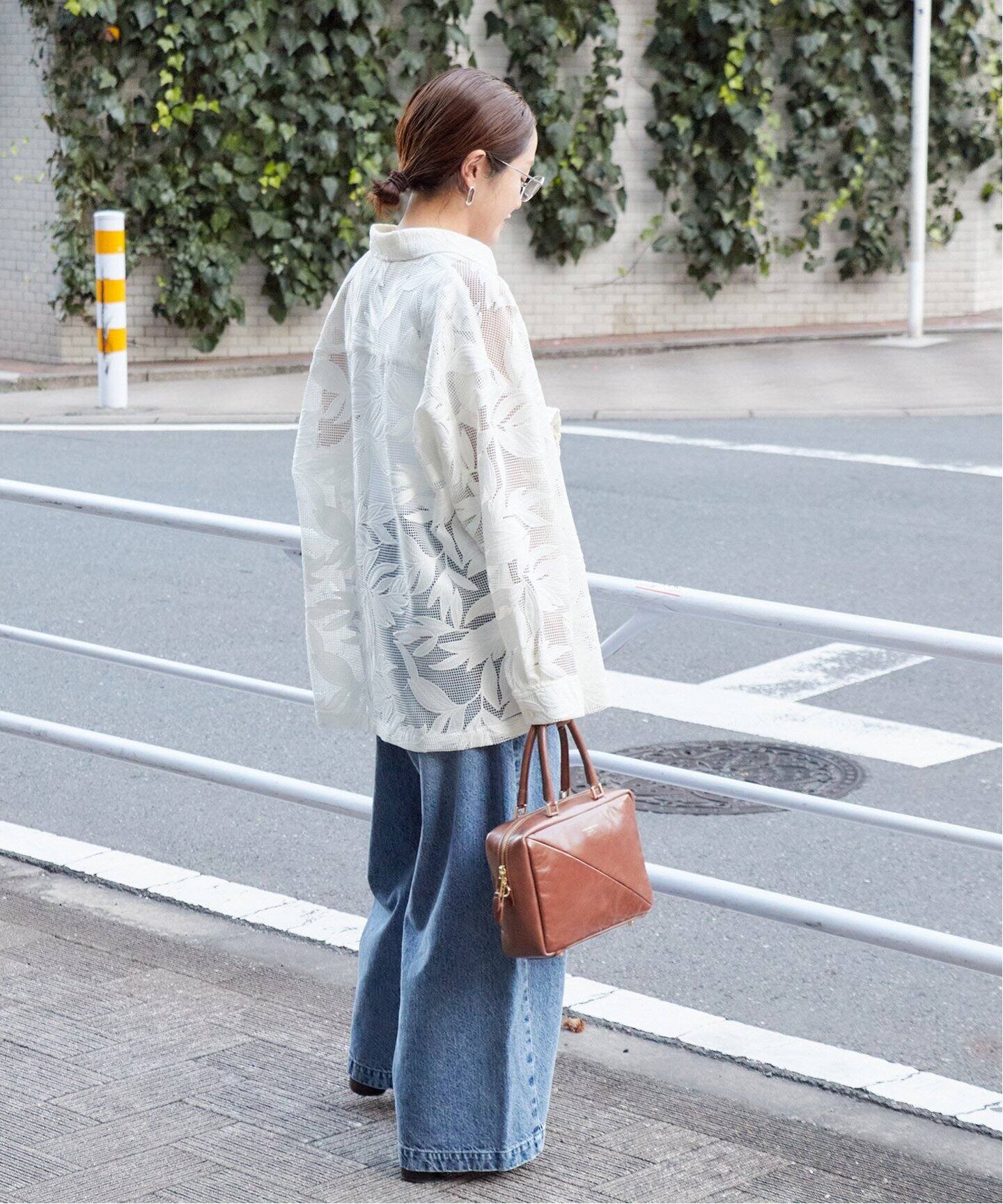 メッシュフラワーレギュラーシャツ（シャツ／ブラウス）｜JOURNAL 