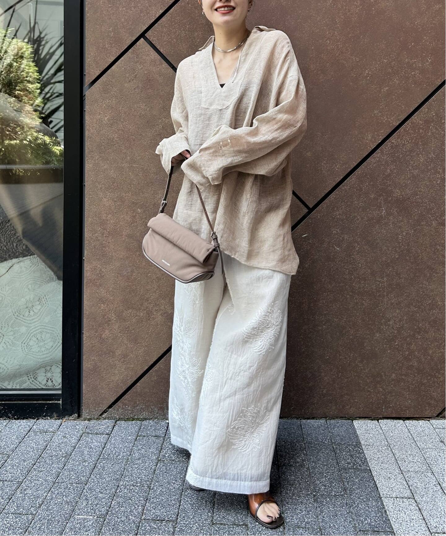 追加2》リネンメッシュシャツ（シャツ／ブラウス）｜JOURNAL