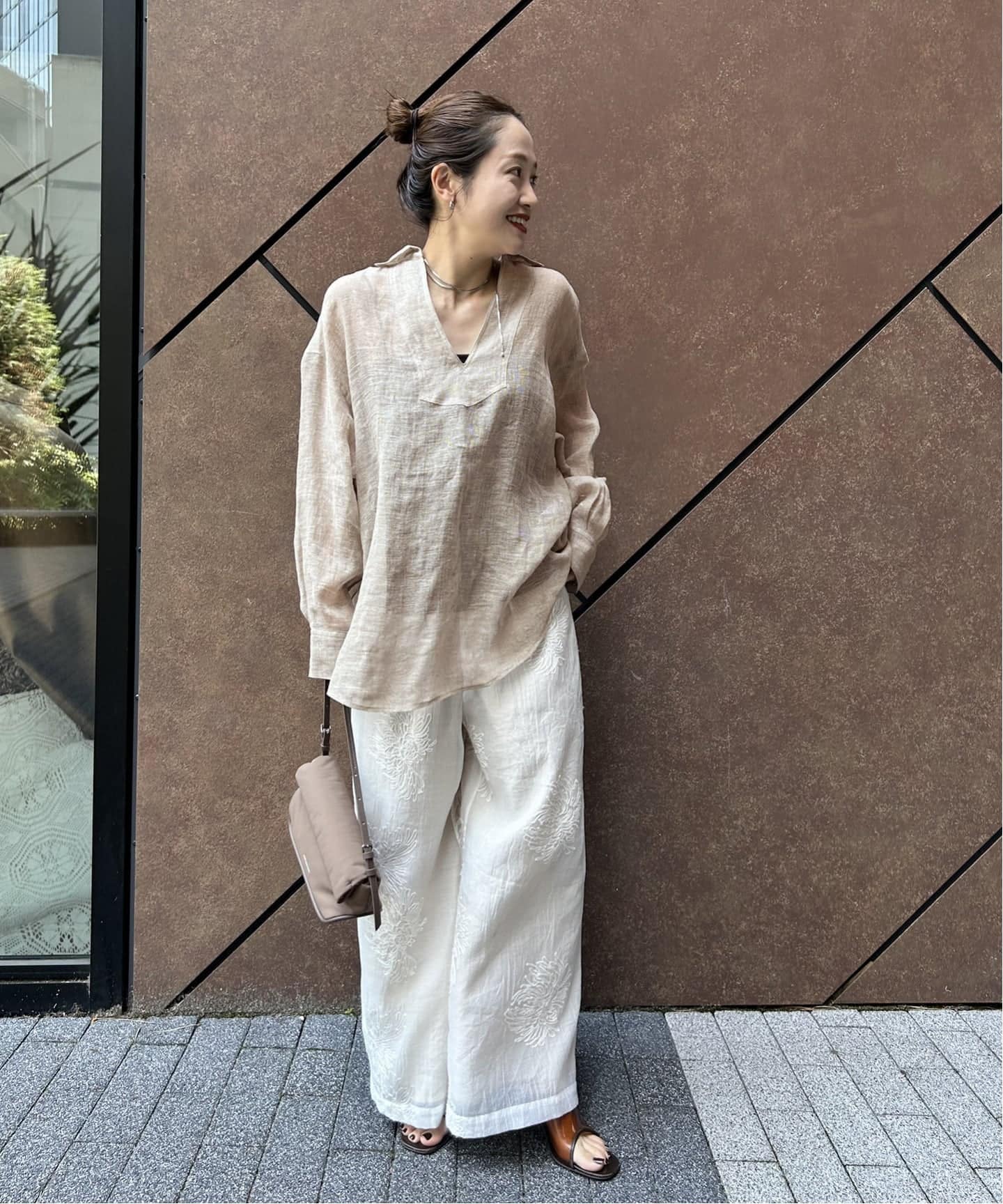 新品未使用　JOURNAL STANDARD リネンメッシュシャツ 追加2》リネンメッシュシャツ（シャツ／ブラウス）｜JOURNAL STANDARD