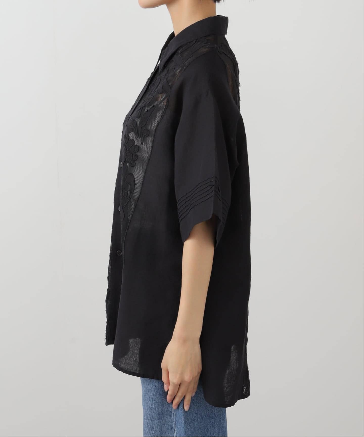 JOURNAL STANDARD 新品　シアーレースシャツ シアーレースビッグシャツ（シャツ／ブラウス）｜JOURNAL