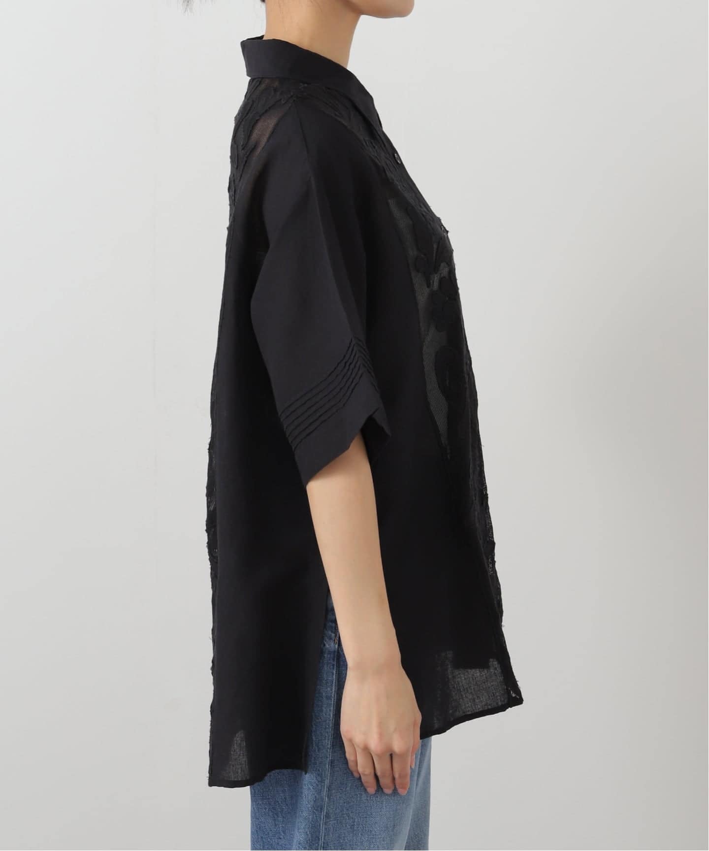 シアーコンビレースシャツ（シャツ／ブラウス）｜JOURNAL STANDARD