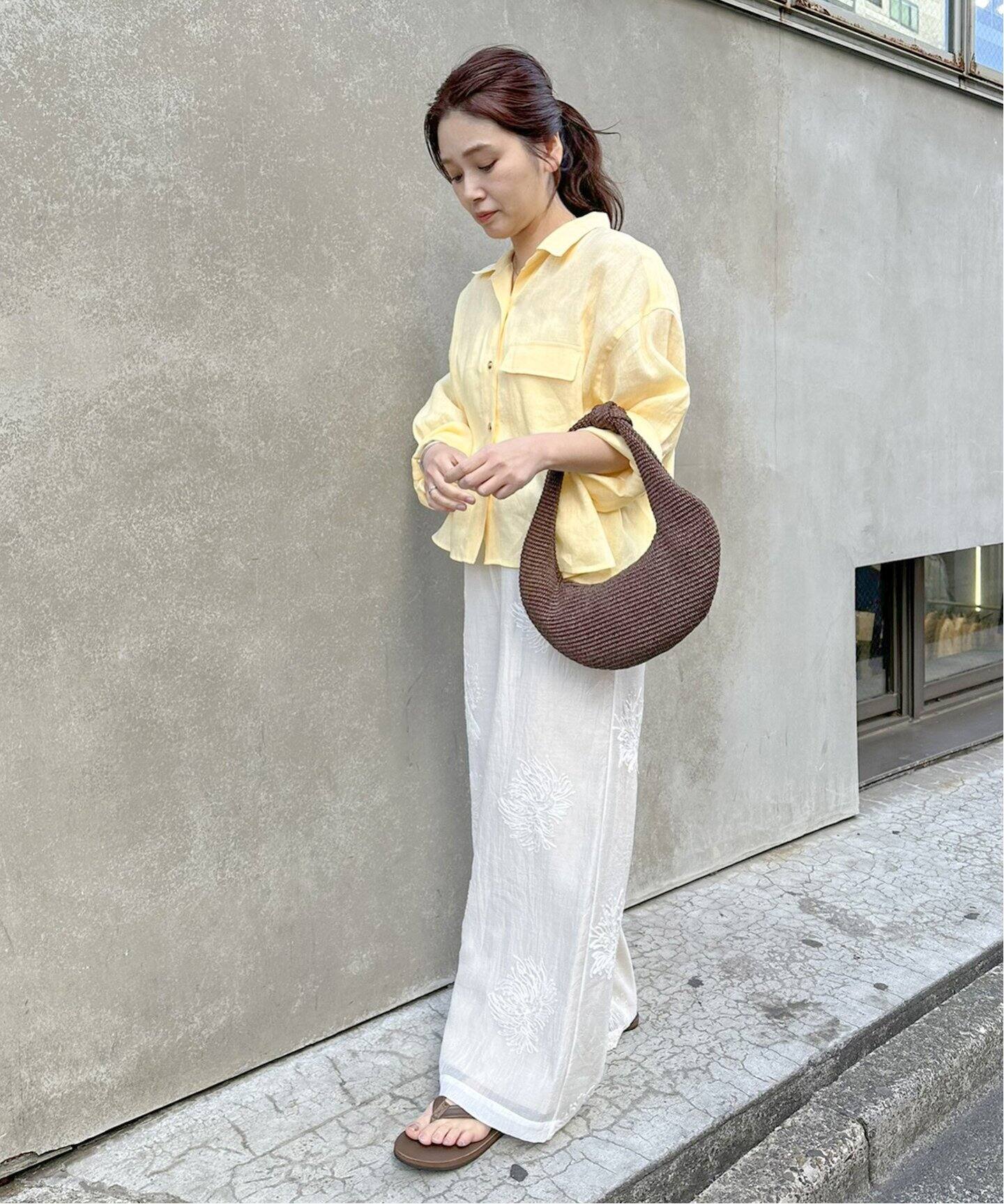 リネンレギュラーロールアップシャツ（シャツ／ブラウス）｜JOURNAL