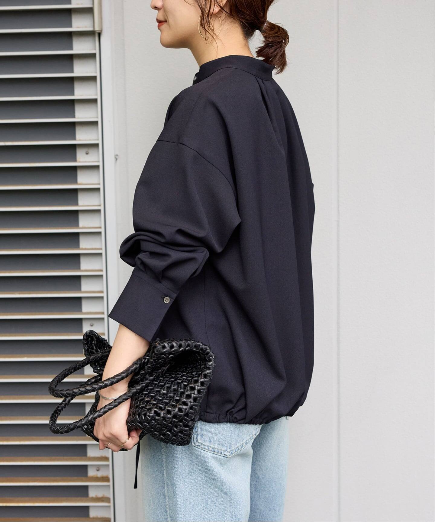 追加2》ウーリッシュツイルタックボリュームシャツ（シャツ／ブラウス