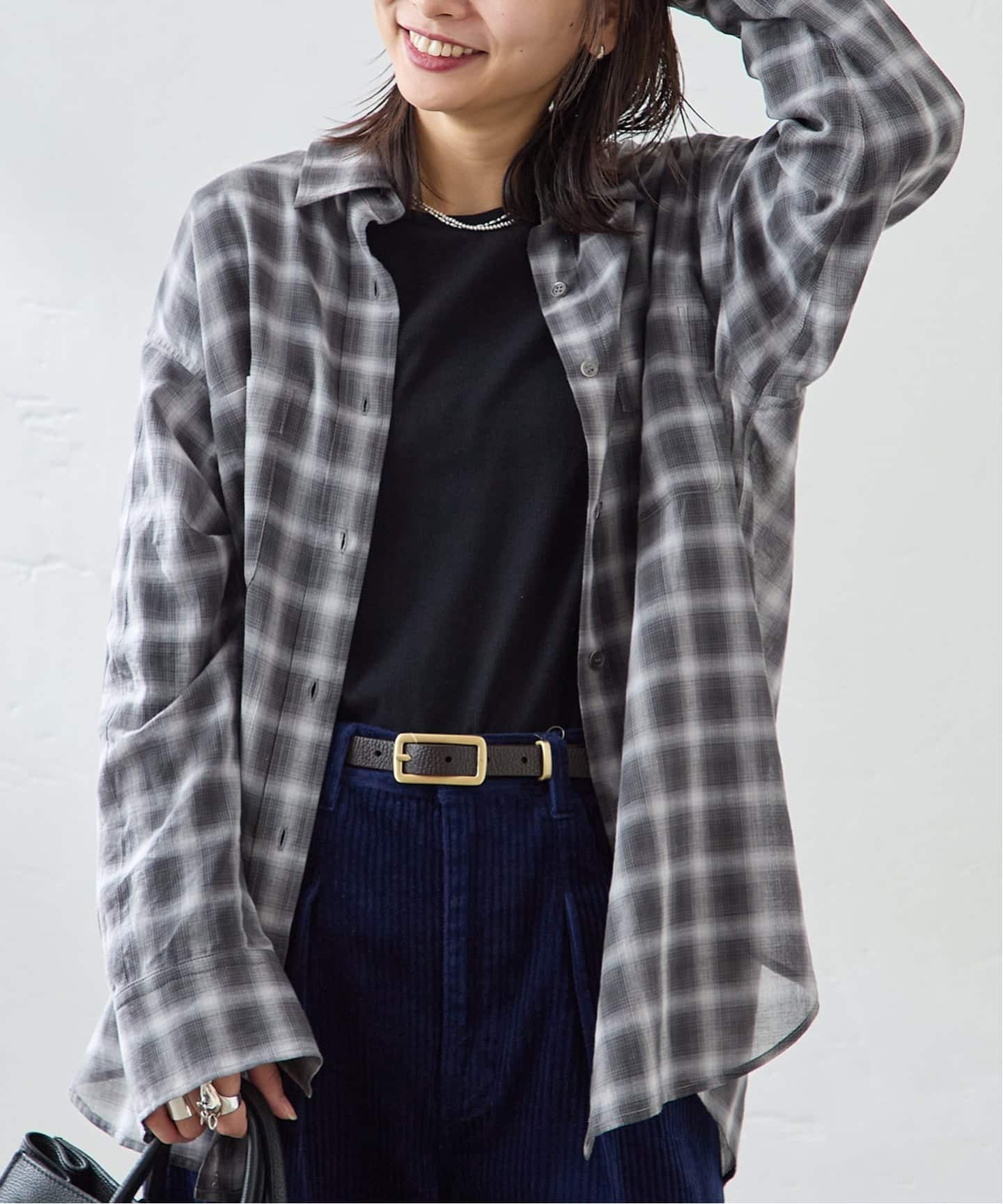 ジャーナルスタンダード（JOURNAL STANDARD）/ウールミックスボイルチェックシャツ ウールミックスボイルチェックシャツ（シャツ／ブラウス）｜JOURNAL