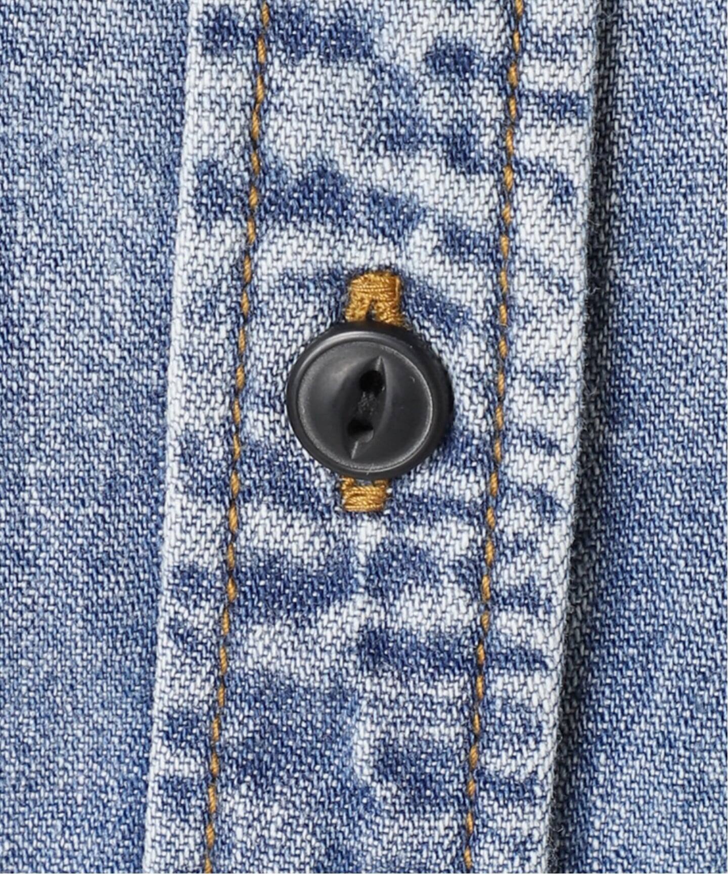 LE DENIMクロップドシャツ UNFILO DENIM LIGHT】 クロップドシャツ / UNFILO L