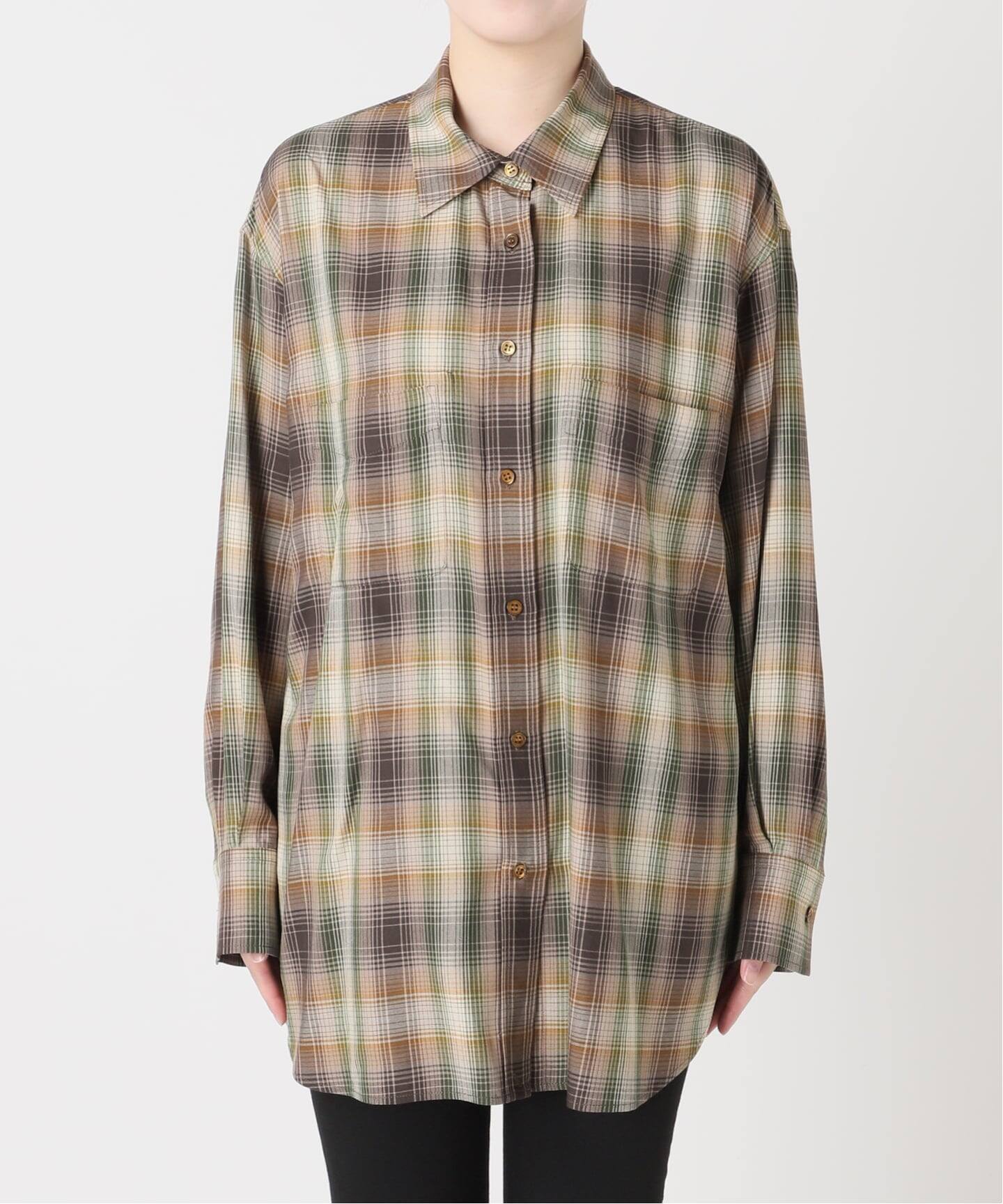 追加2》レーヨンチェックシャツ（シャツ／ブラウス）｜JOURNAL