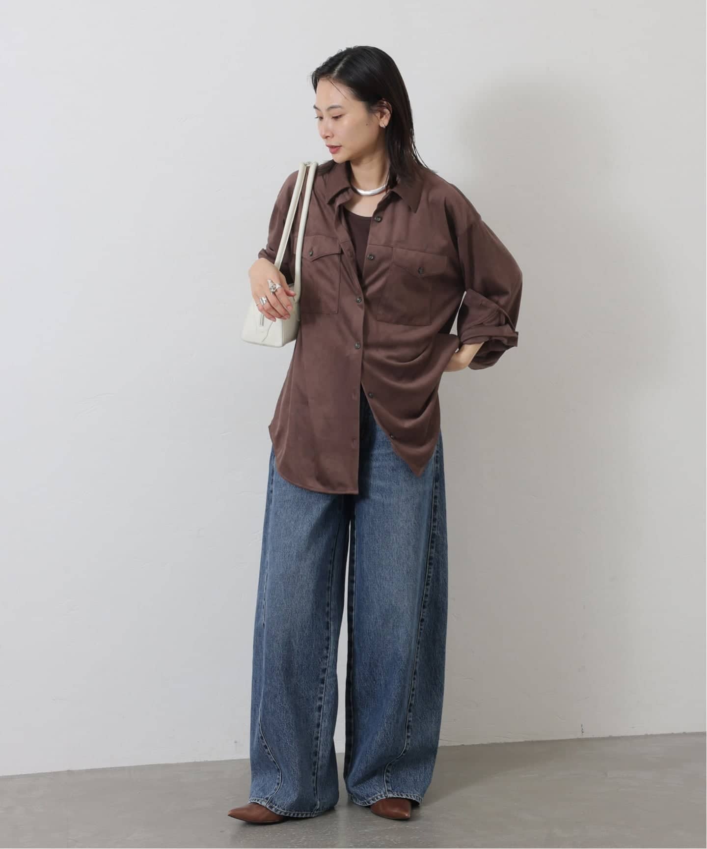 フェイクスエードシャツ（シャツ／ブラウス）｜JOURNAL STANDARD