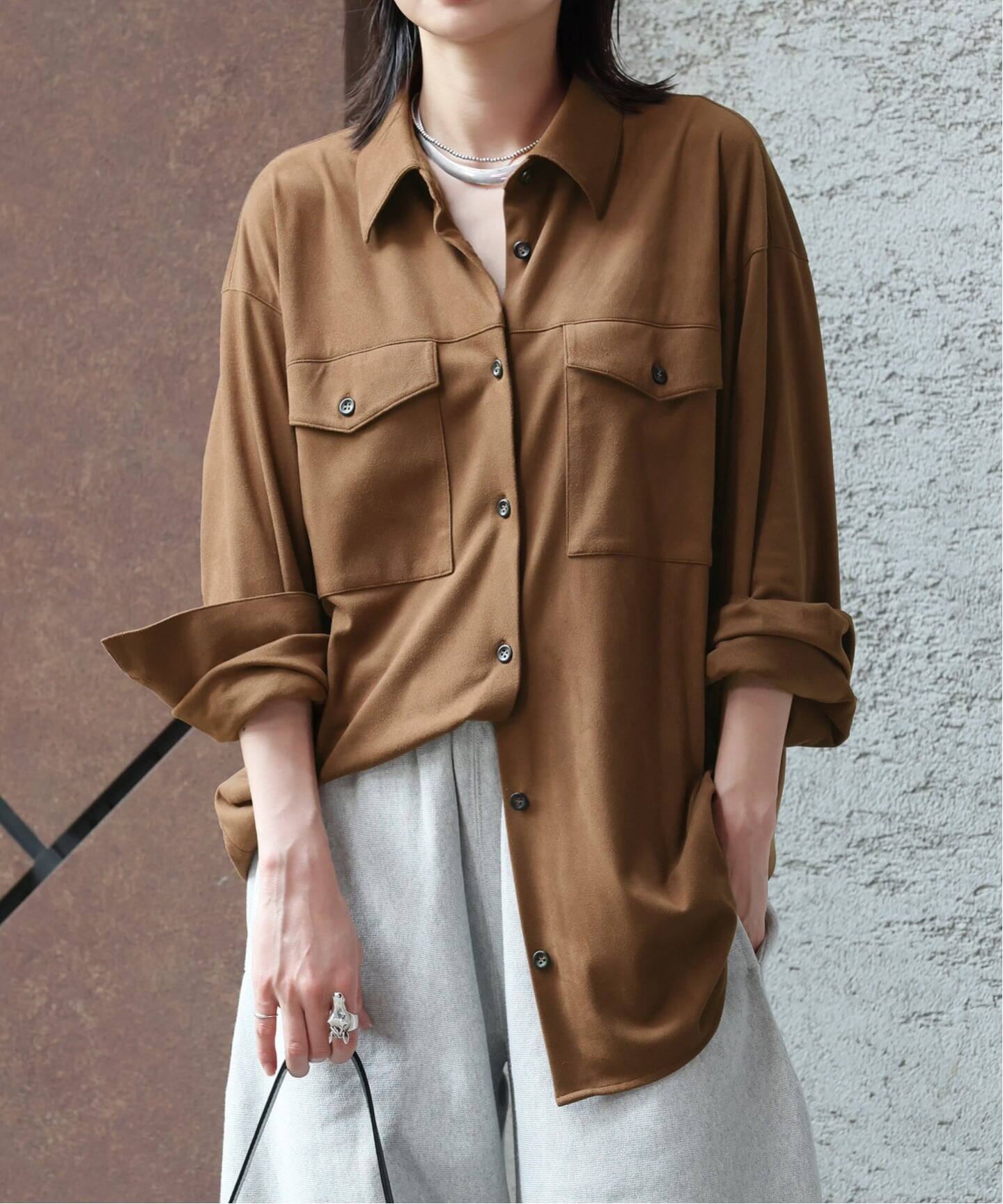 フェイクスエードシャツ（シャツ／ブラウス）｜JOURNAL STANDARD