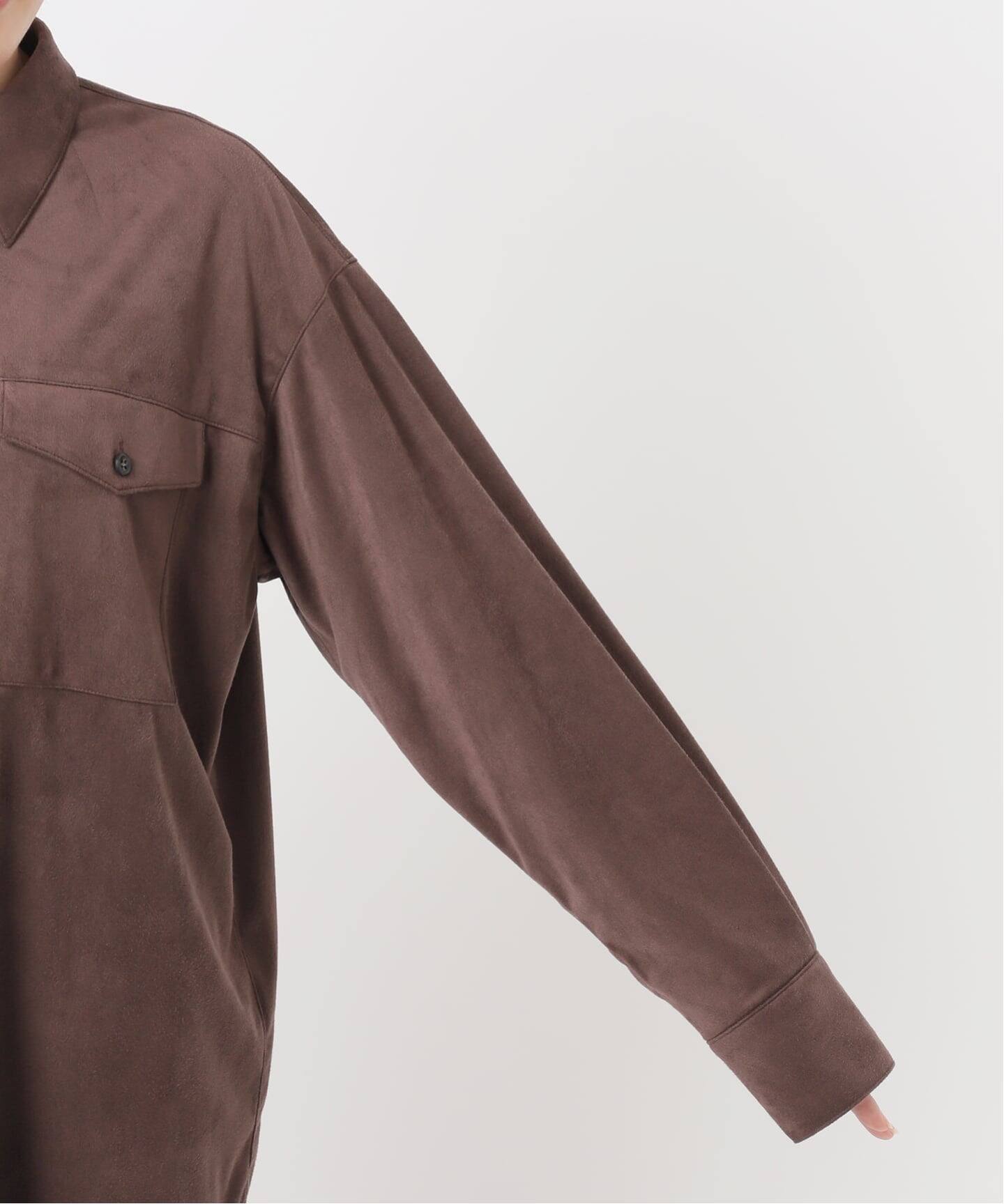 WEB限定》【2025FW 新作】フェイクスエードシャツ（シャツ