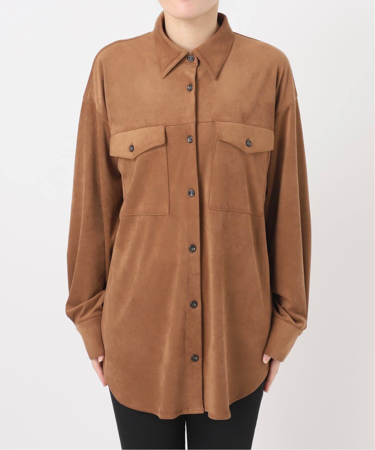WEB限定》【2025FW 新作】フェイクスエードシャツ（シャツ
