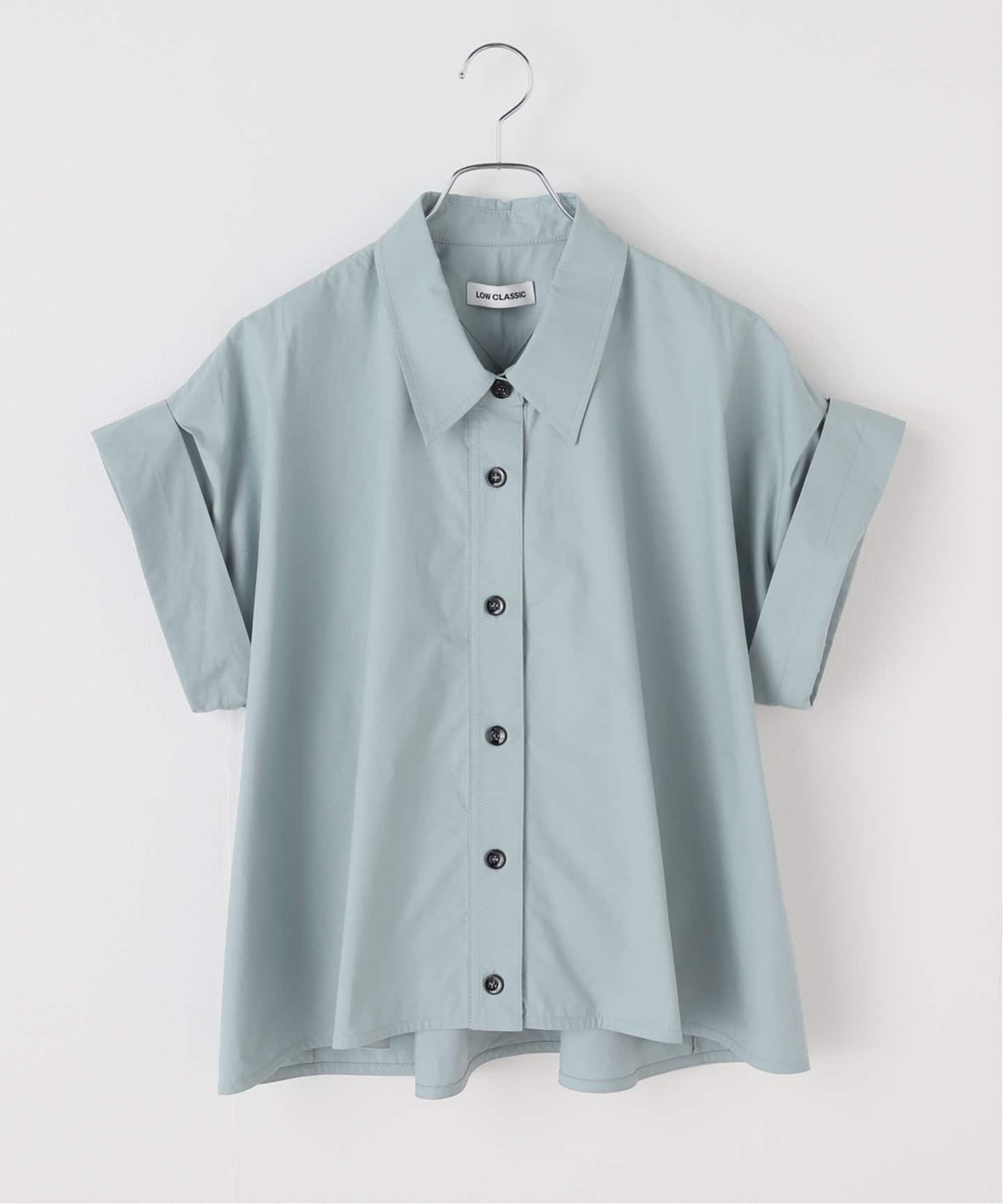【LOW CLASSIC/ロウ クラシック】 TURN-UP HALF SHIRT