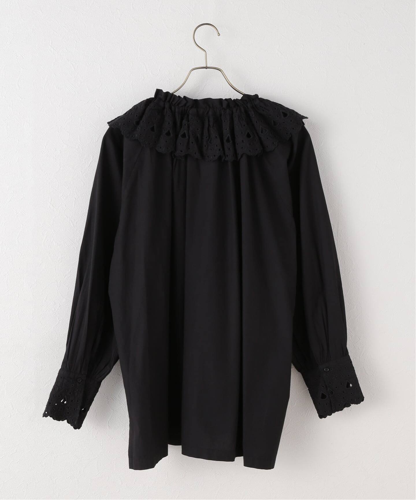 SARA MALLIKA/サラマリカ】COTTON SCALLAP COLLER BLOUS（シャツ 