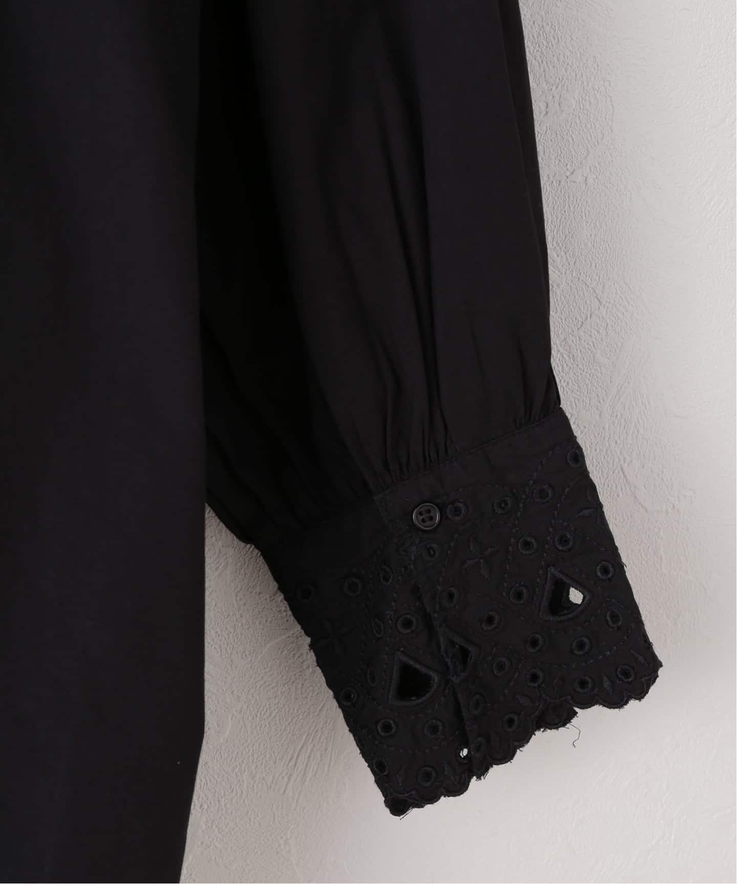 SARA MALLIKA/サラマリカ】COTTON SCALLAP COLLER BLOUS（シャツ