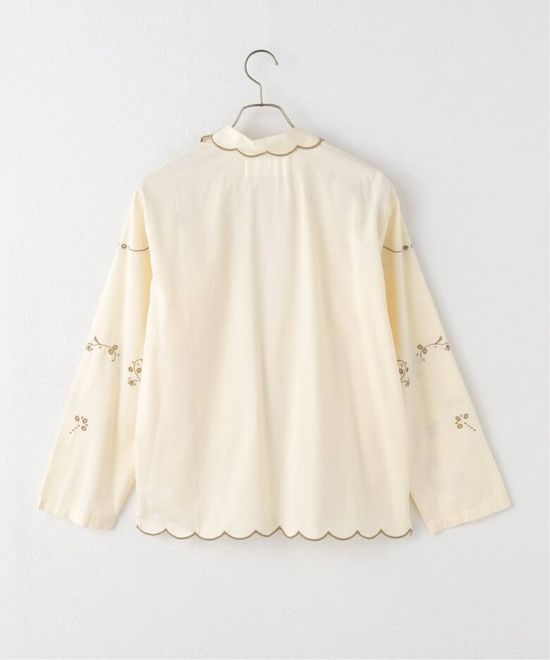 SARA MALLIKA/サラマリカ】COTTON TWILL CUT WORK SHIRT（シャツ 