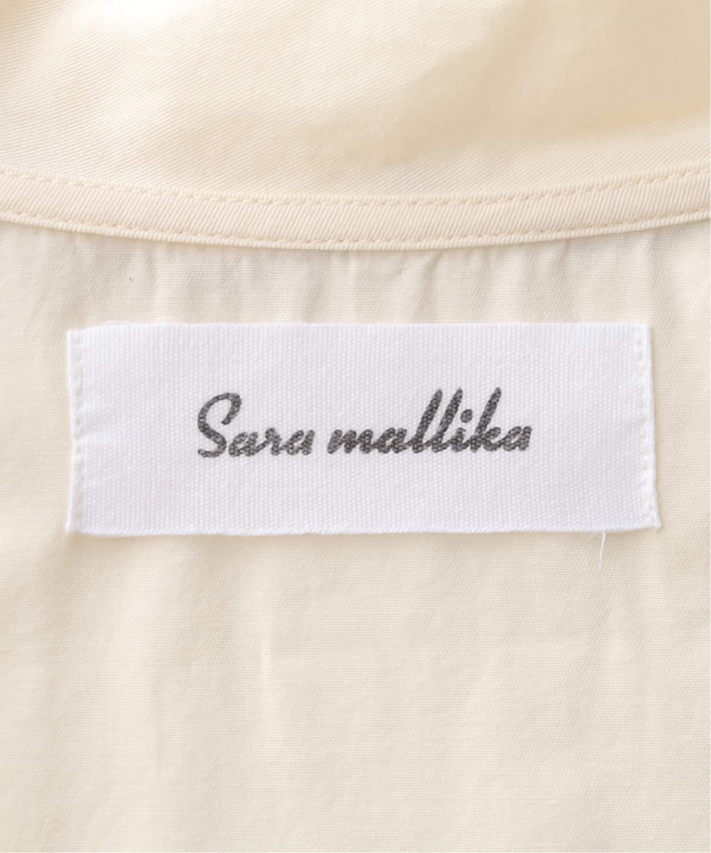 SARA MALLIKA/サラマリカ】COTTON TWILL CUT WORK SHIRT（シャツ