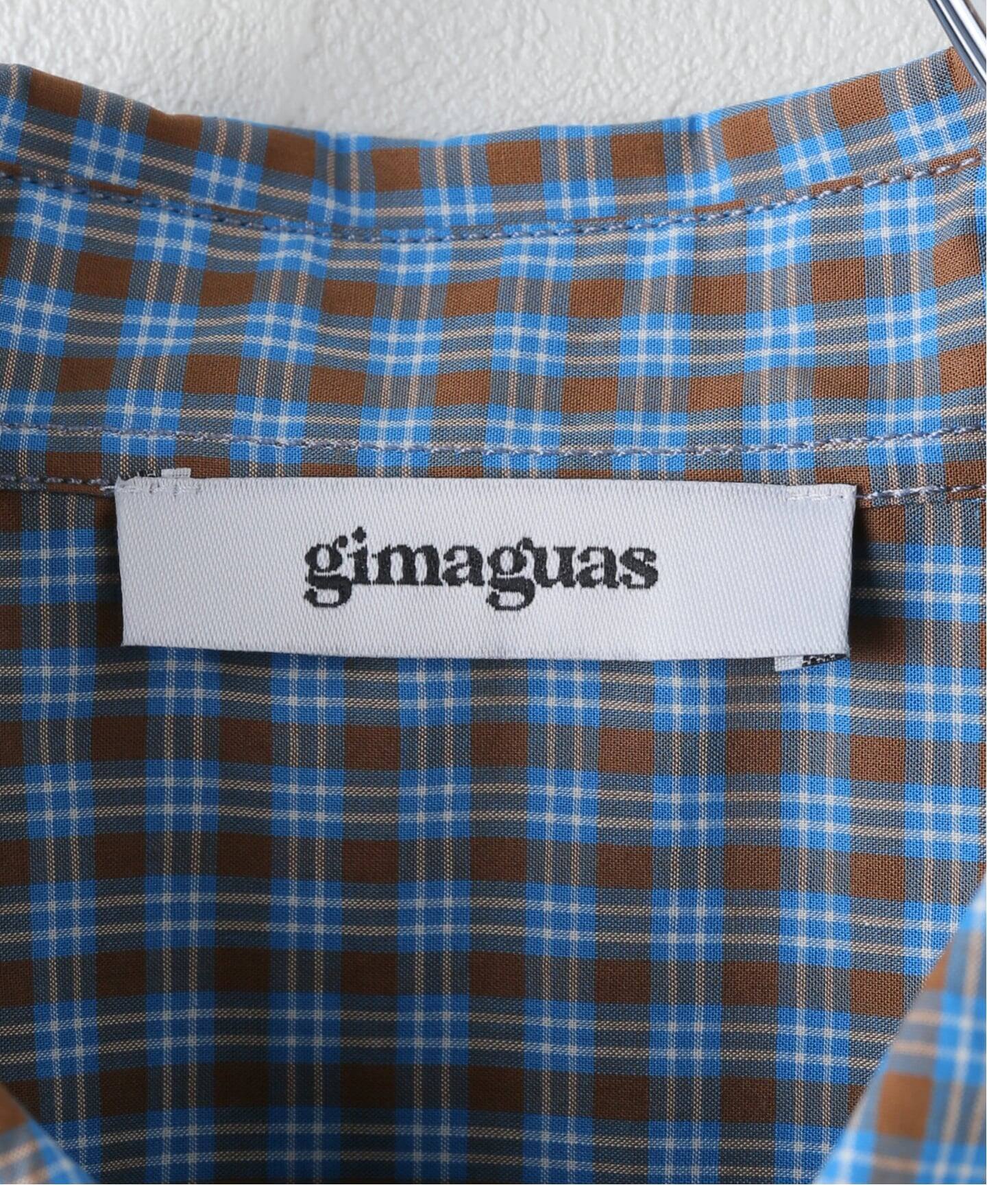 gimaguas/ギマガス】JEREMY LS SHIRT BLUE（シャツ／ブラウス