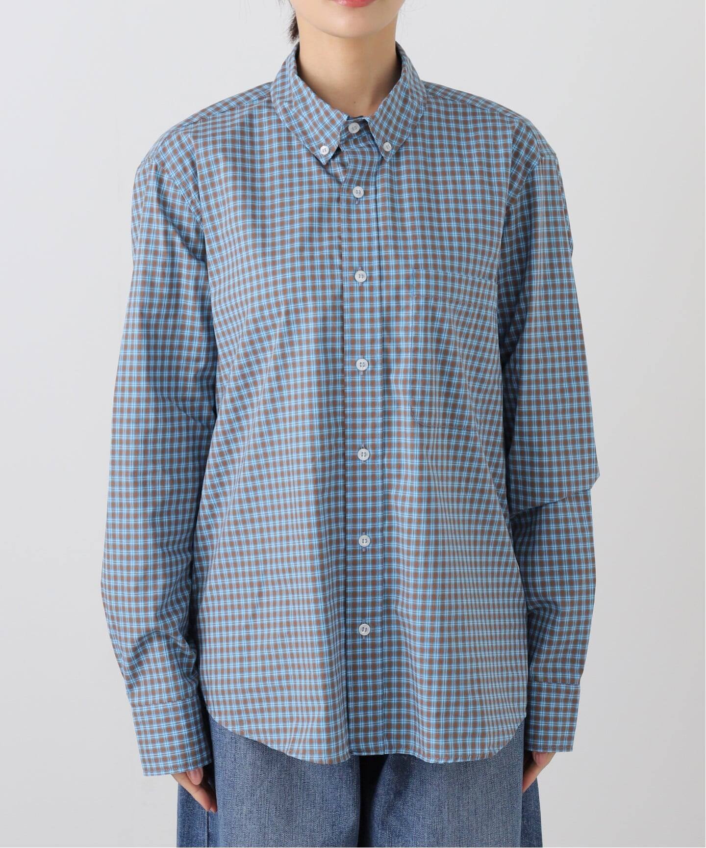 gimaguas/ギマガス】JEREMY LS SHIRT BLUE（シャツ／ブラウス