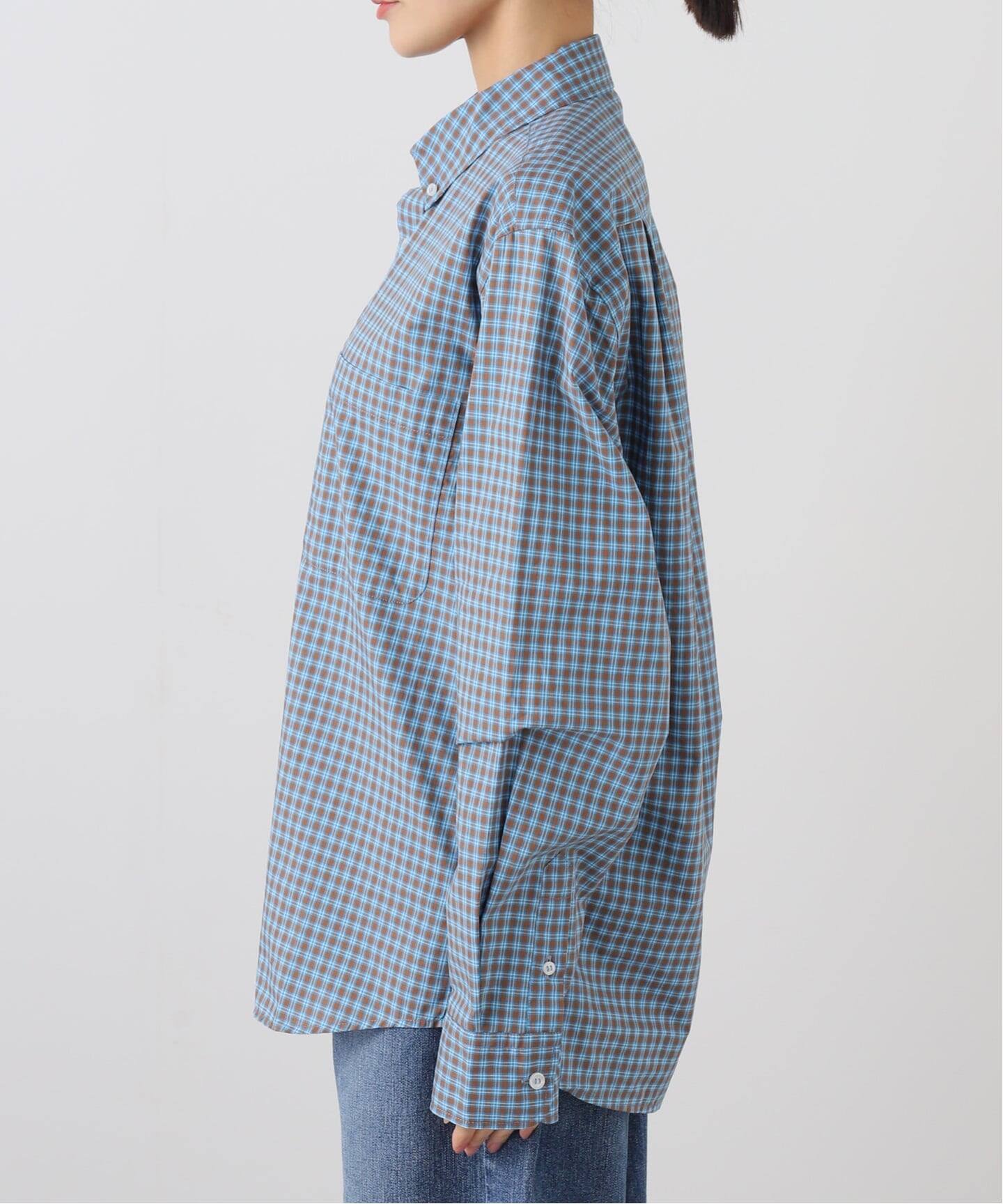 gimaguas/ギマガス】JEREMY LS SHIRT BLUE（シャツ／ブラウス
