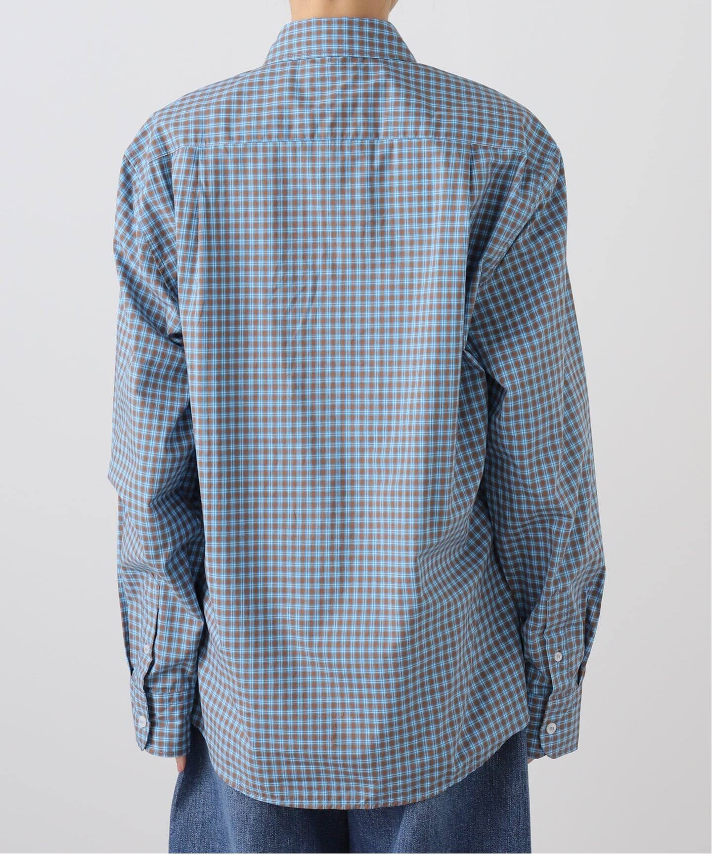 gimaguas/ギマガス】JEREMY LS SHIRT BLUE（シャツ／ブラウス