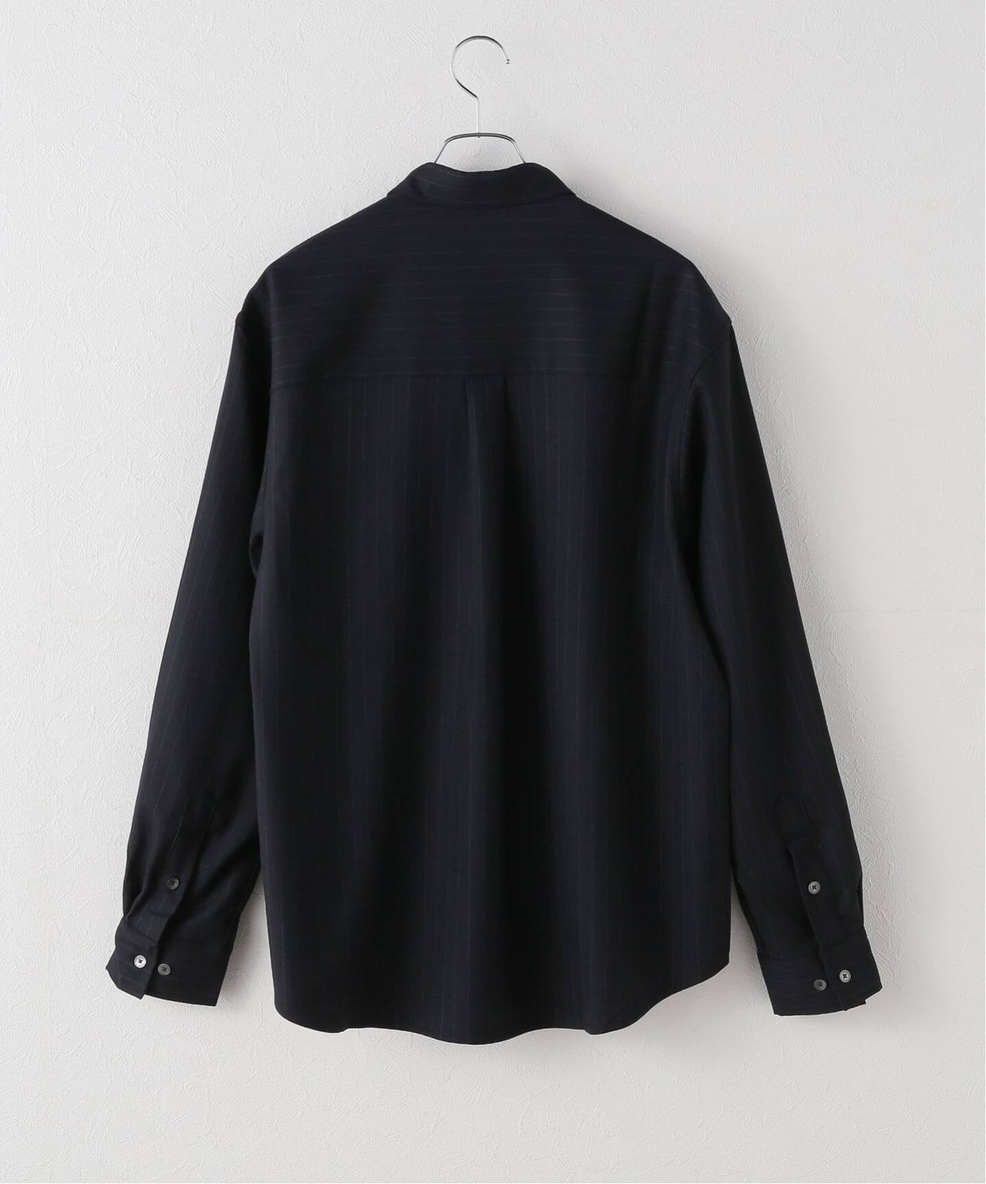 TONYWACK/トニーワック】WOOL STRIPED RELAXED SHIRT（シャツ