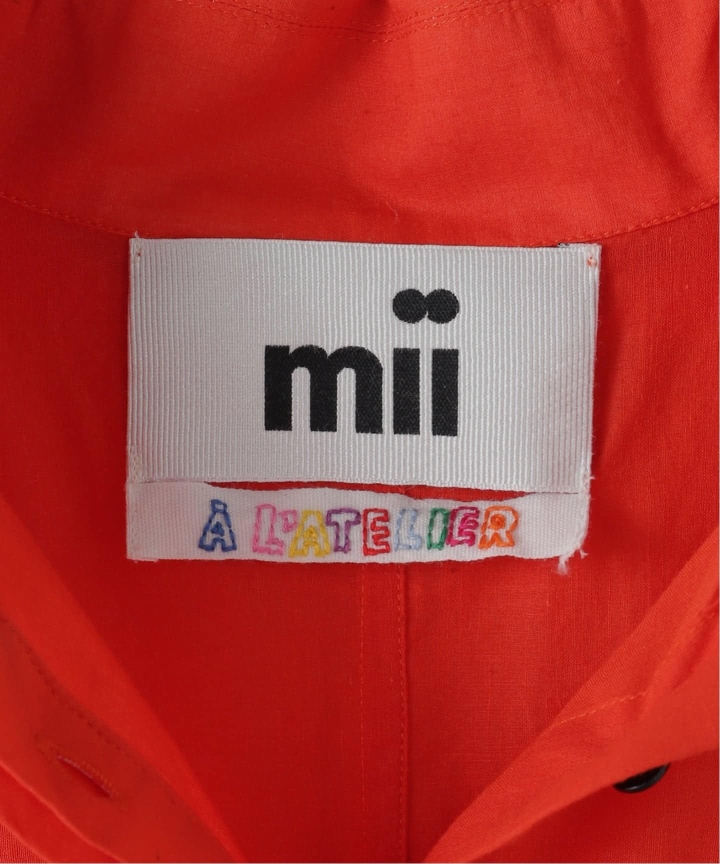 Mii / ミイ】 HAND EMBROIDERED SHIRT（シャツ／ブラウス