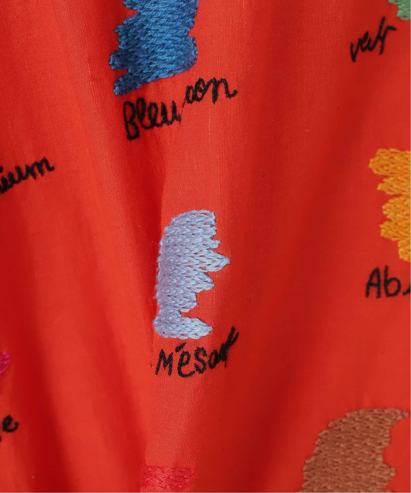 Mii / ミイ】 HAND EMBROIDERED SHIRT（シャツ／ブラウス