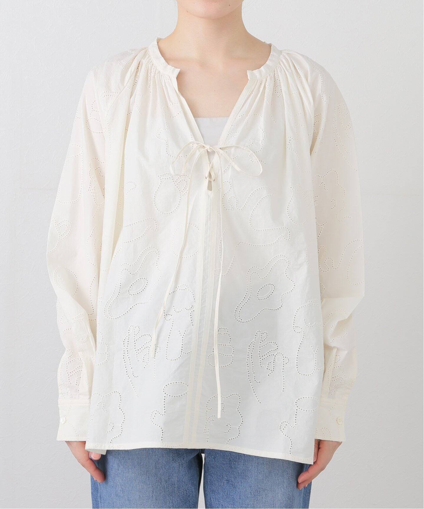 mii】-23SS ファッション お買い得 mii刺繍シャツ JOURNAL STANDARD 購入 