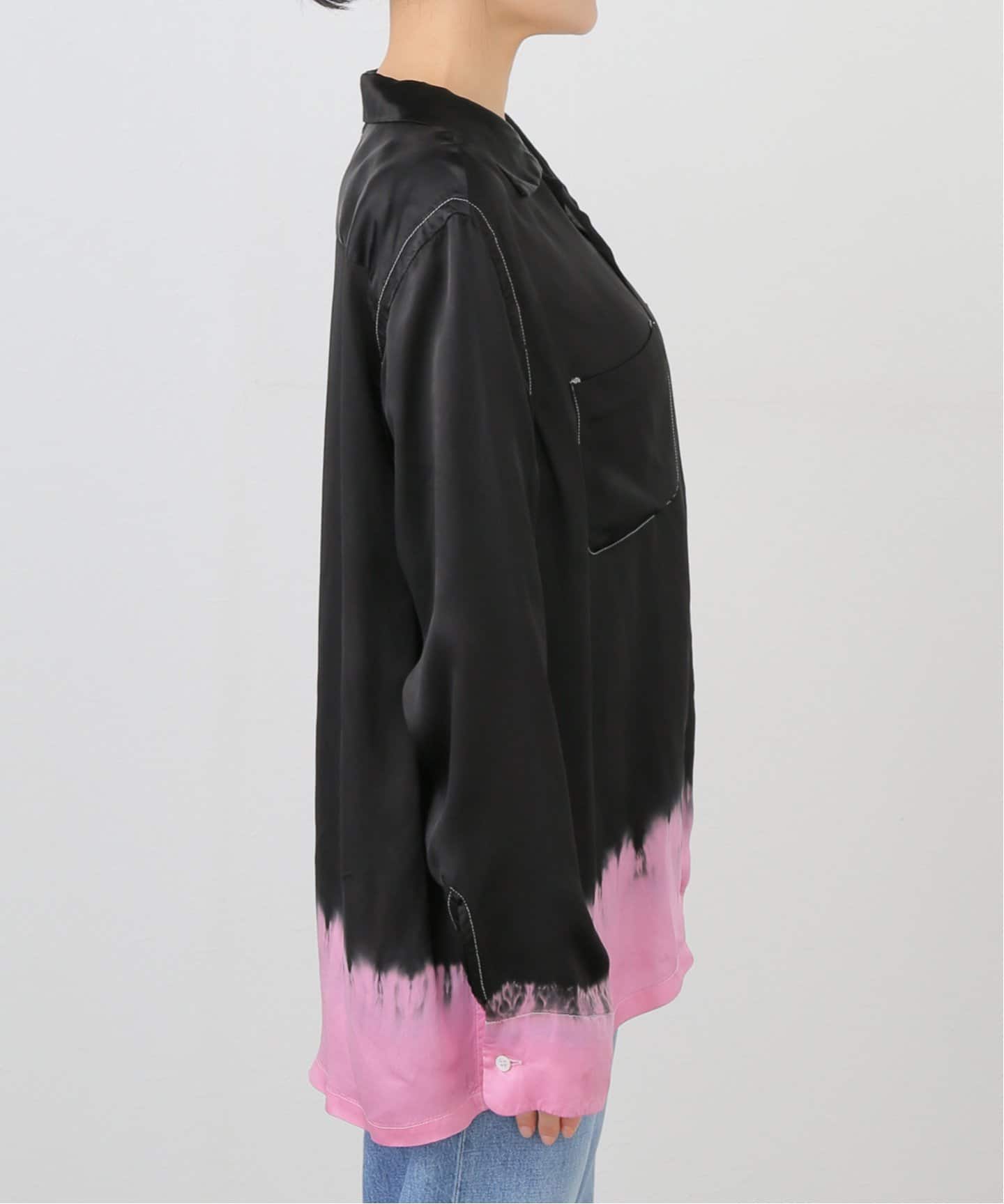 ブラウス シャツ 別注「NOMARYTHM TEXTILE/ノマリズムテキスタイル」シャツ ソメ レディース 別注【NOMARYTHM TEXTILE/ノマリズムテキスタイル】シャツ ソメ