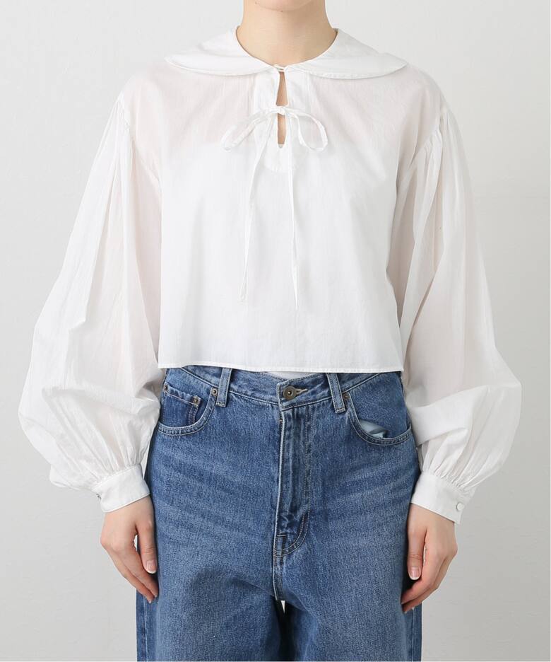 RHODOLIRION /ロドリリオン】Sailor Collar Spencer Shirt（シャツ 